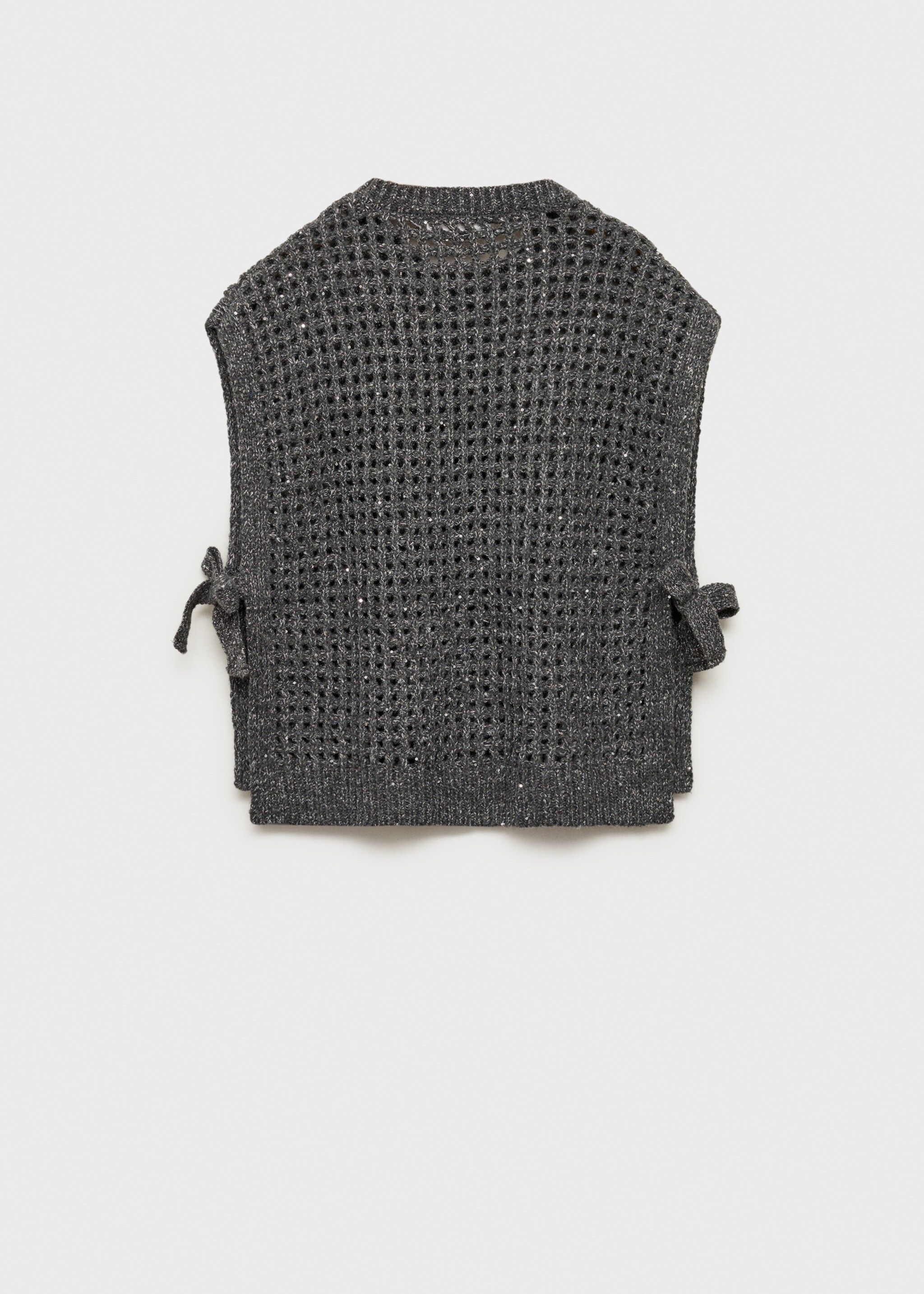 Armilla punt calat lúrex - Revers de l'article, Gris antracita. Ref: 87070431-00.