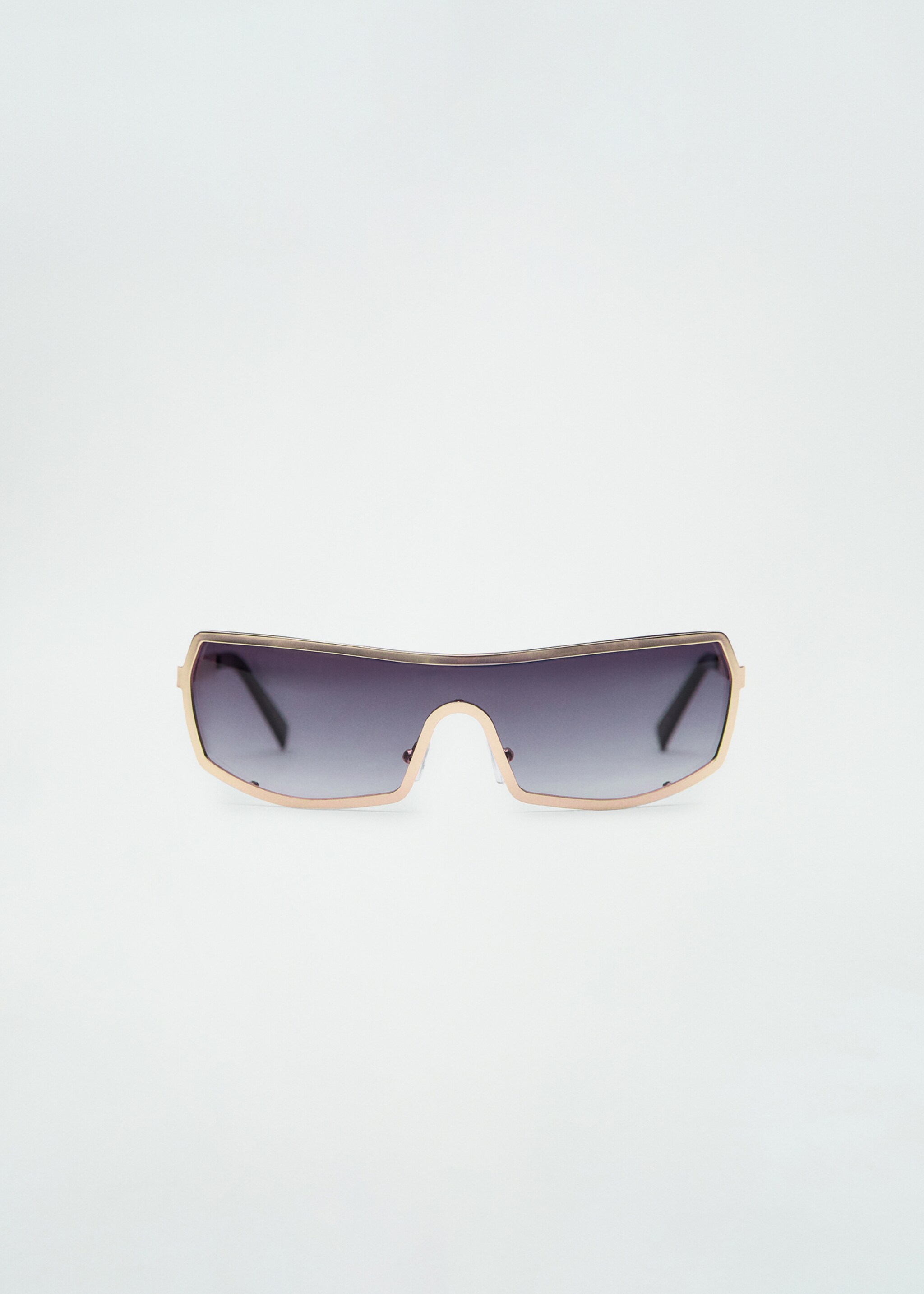 Screen style sunglasses - Article without model, Gold. Ref: 87070441-00.