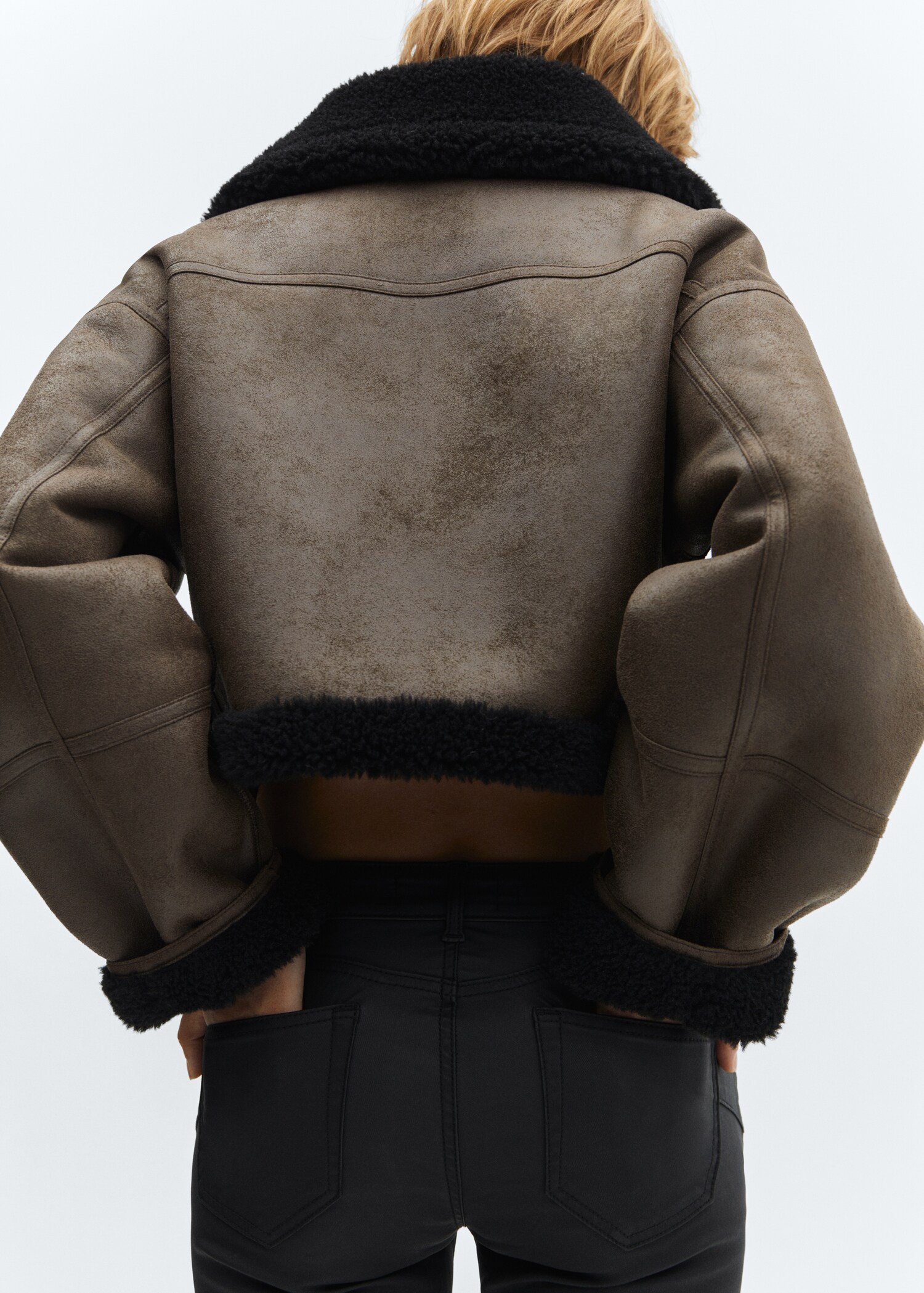 Waxed skinny pushup jeans - Details of the article 2