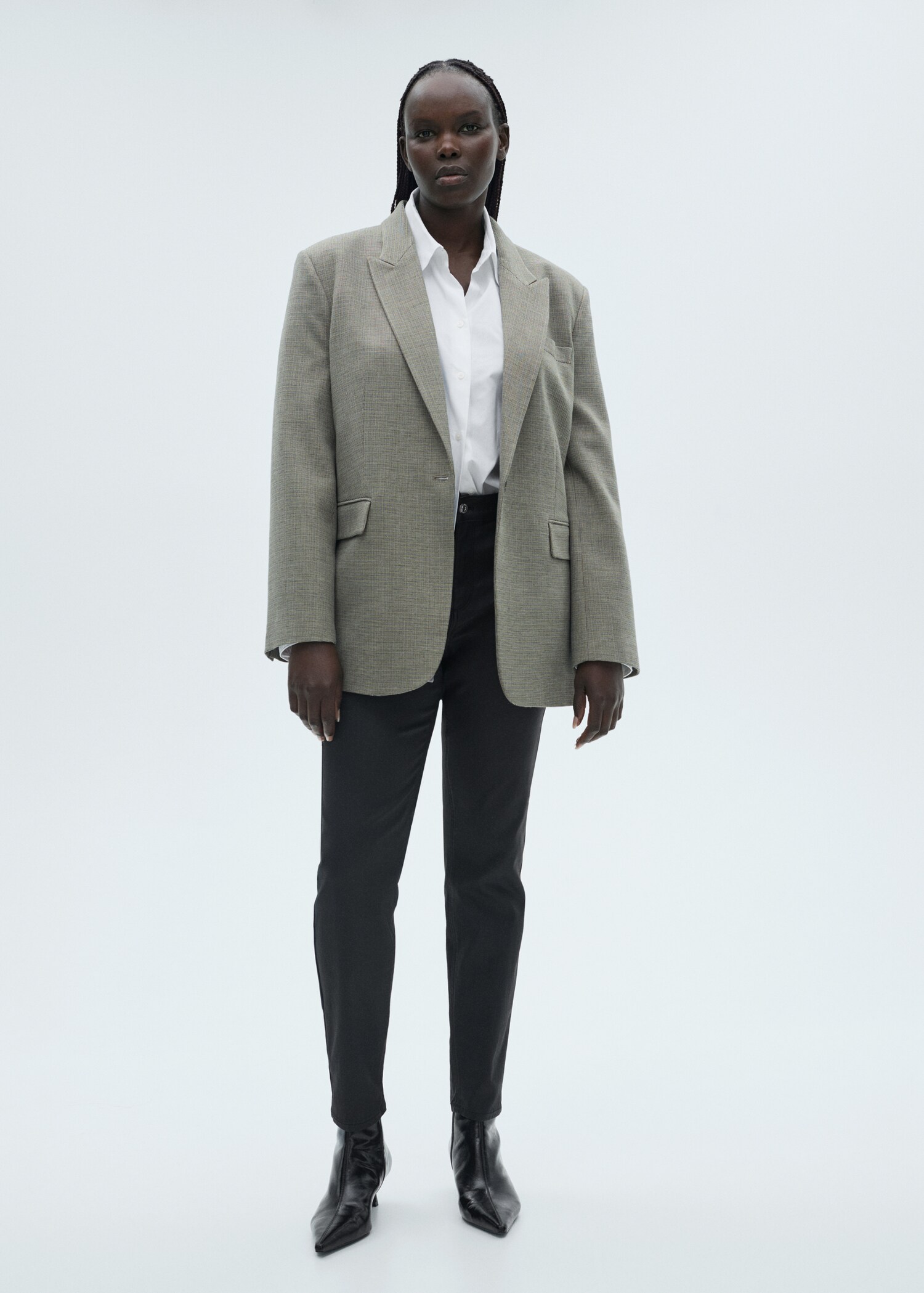 Waxed skinny pushup jeans - Details of the article 3