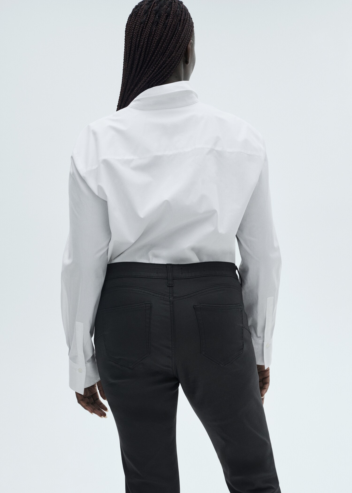 Waxed skinny pushup jeans - Details of the article 4