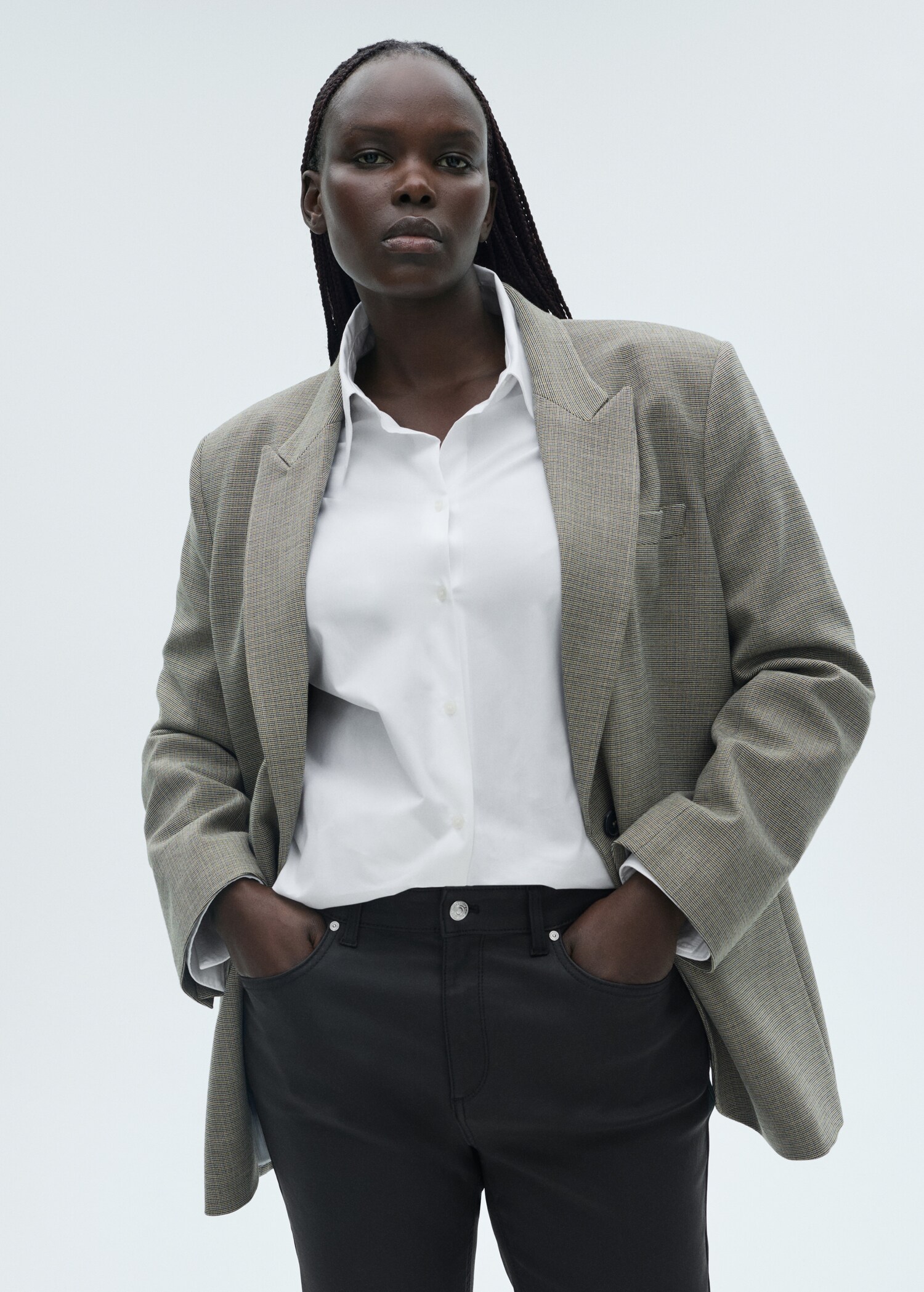 Waxed skinny pushup jeans - Details of the article 5