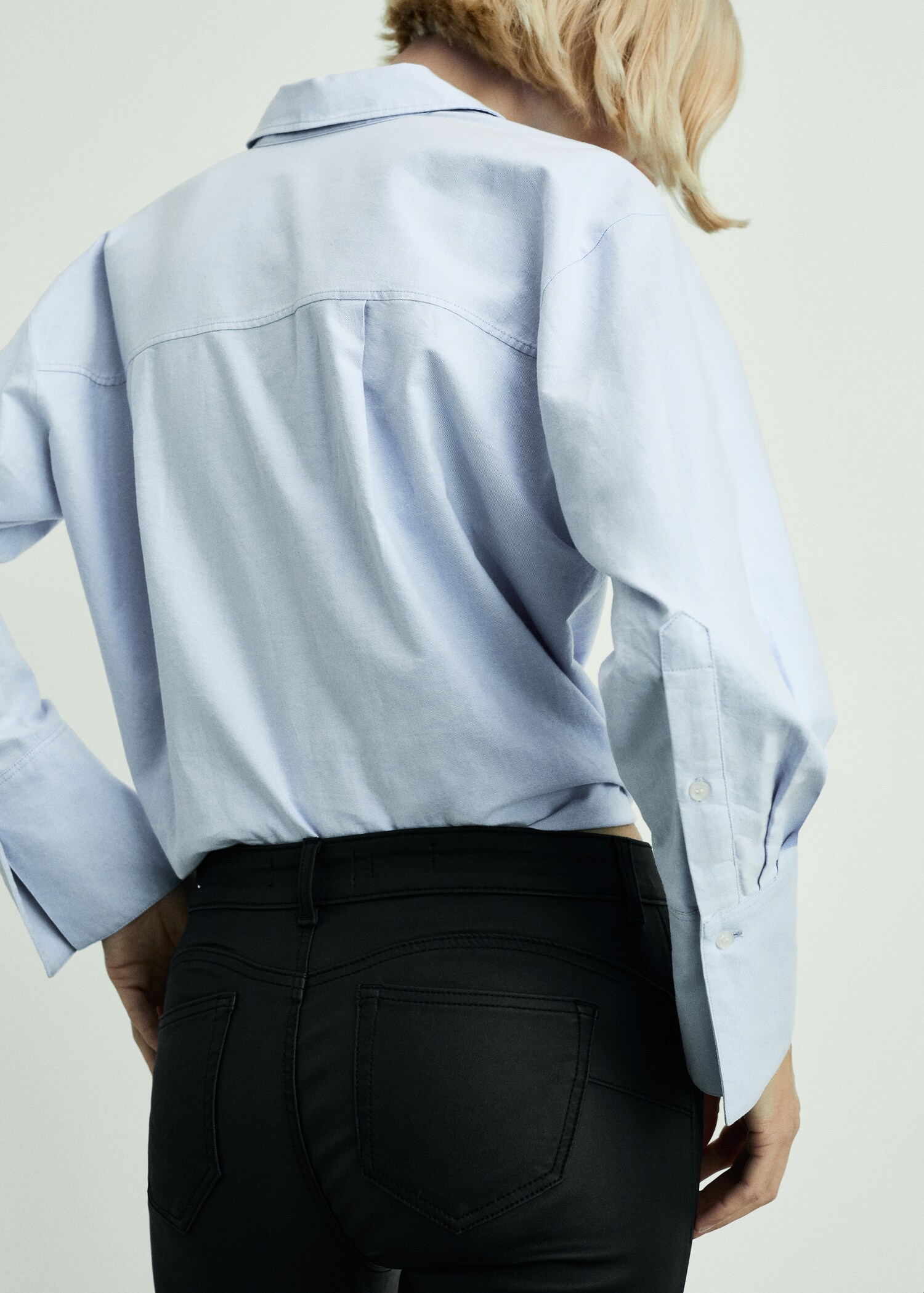 Waxed skinny pushup jeans - Details of the article 6