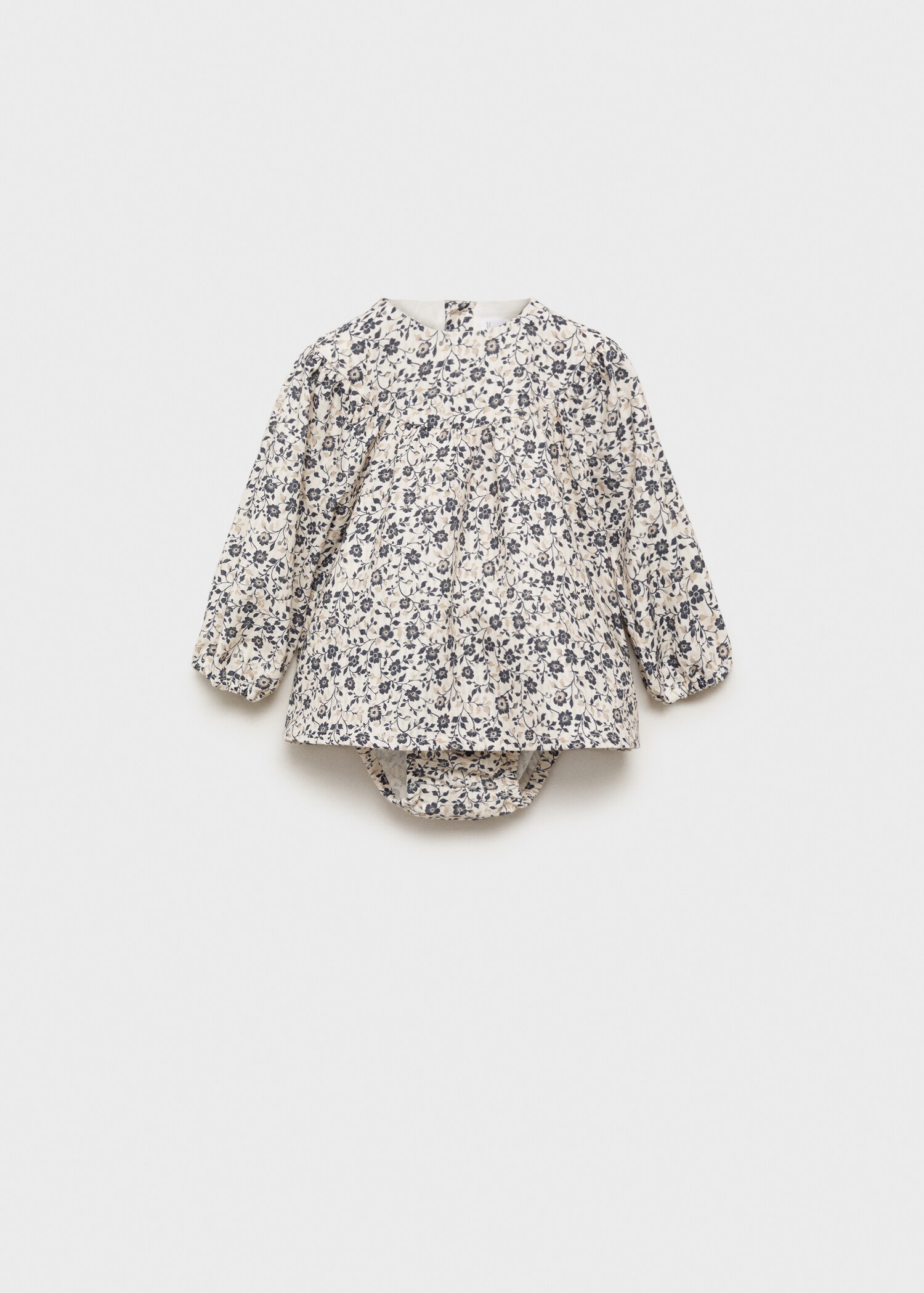 Gemustertes Kleid und Höschen - Artikel ohne Model