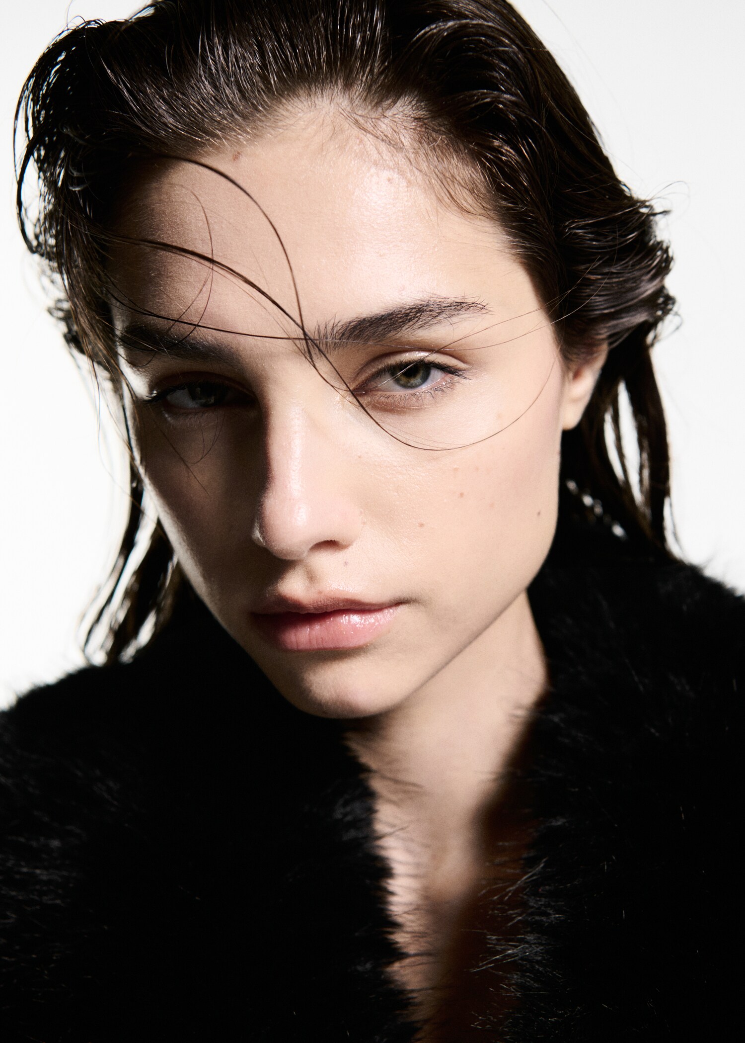 Abrigo lana Manteco cuello pelo desmontable - Detalle del artículo 1