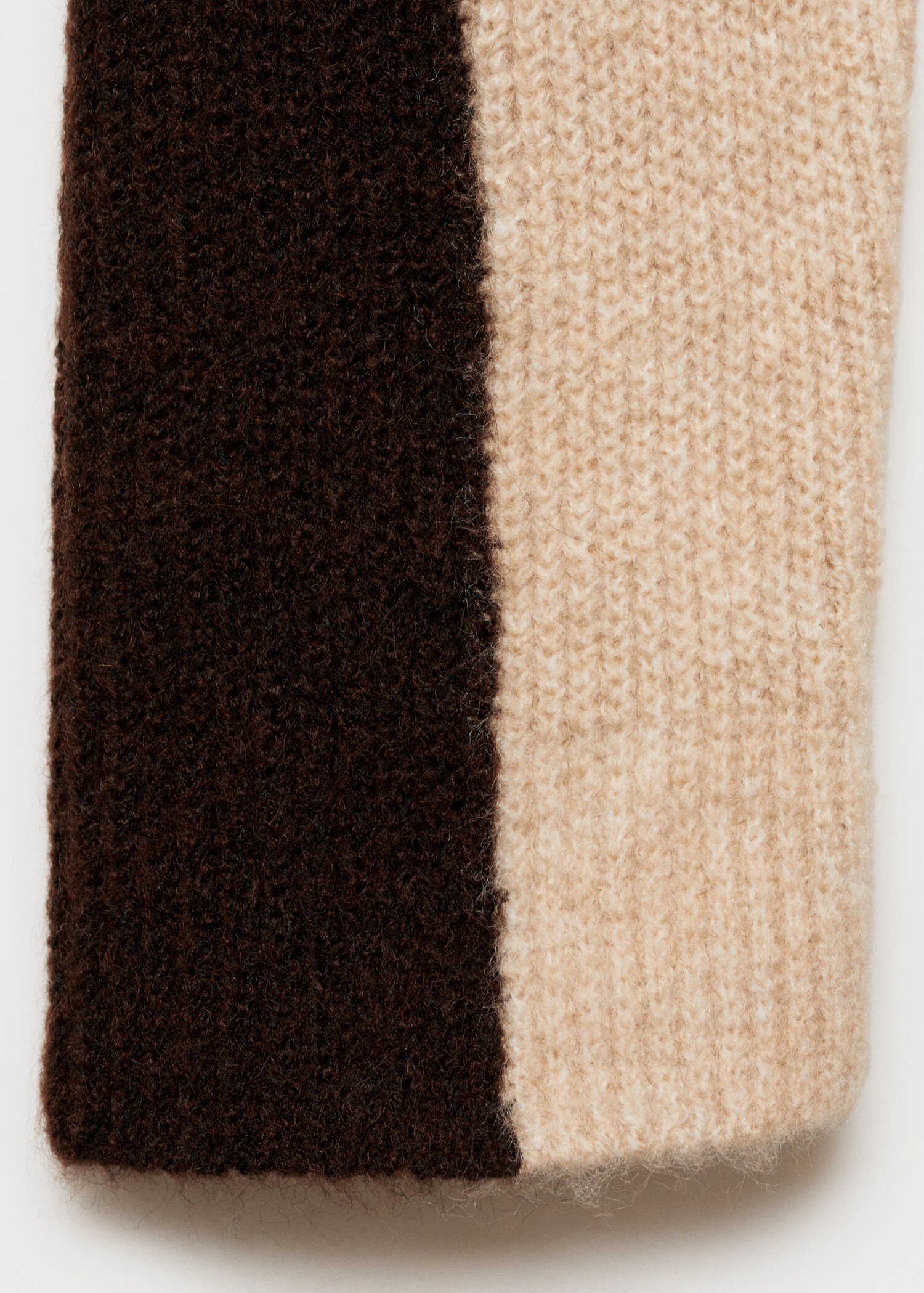 Gestreepte gebreide trui - Detail van het artikel 0