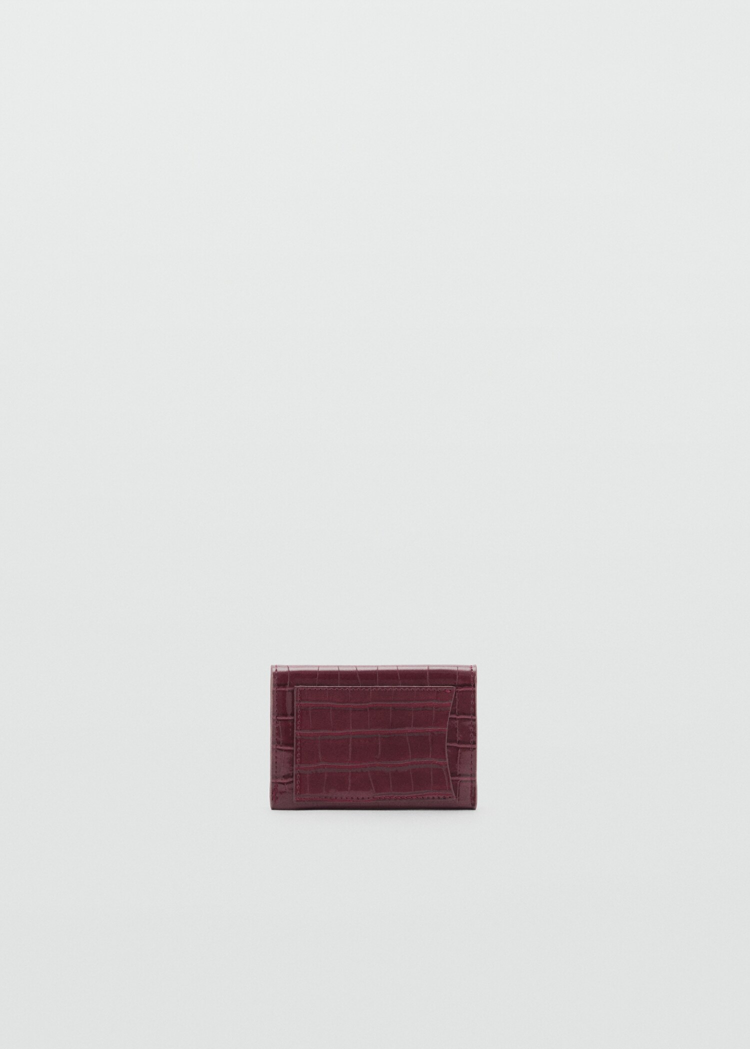 Portmonetka z klapą i wzorem skóry krokodyla - Szczegóły artykułu 1