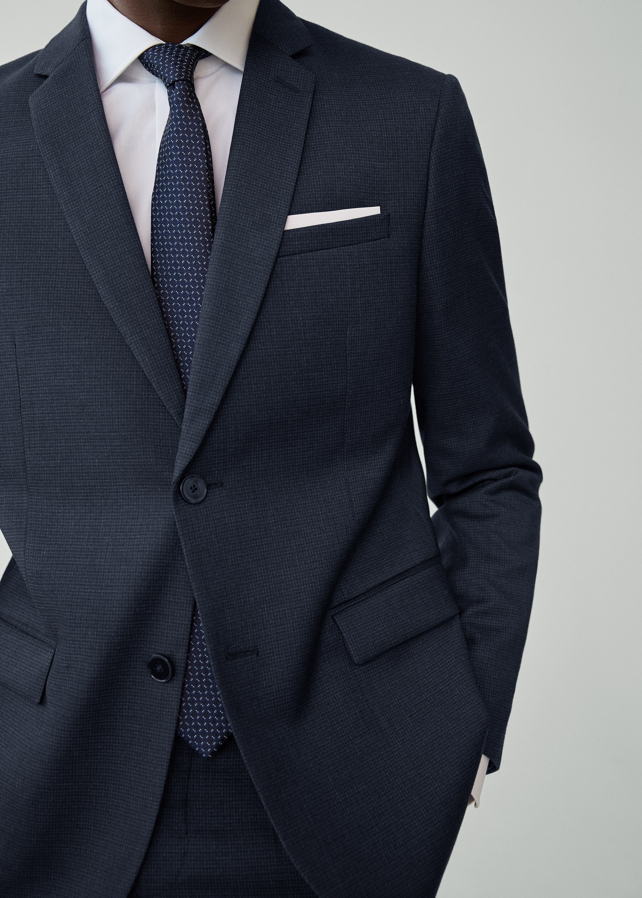 Super slim-fit suit jacket - Details of the article 1