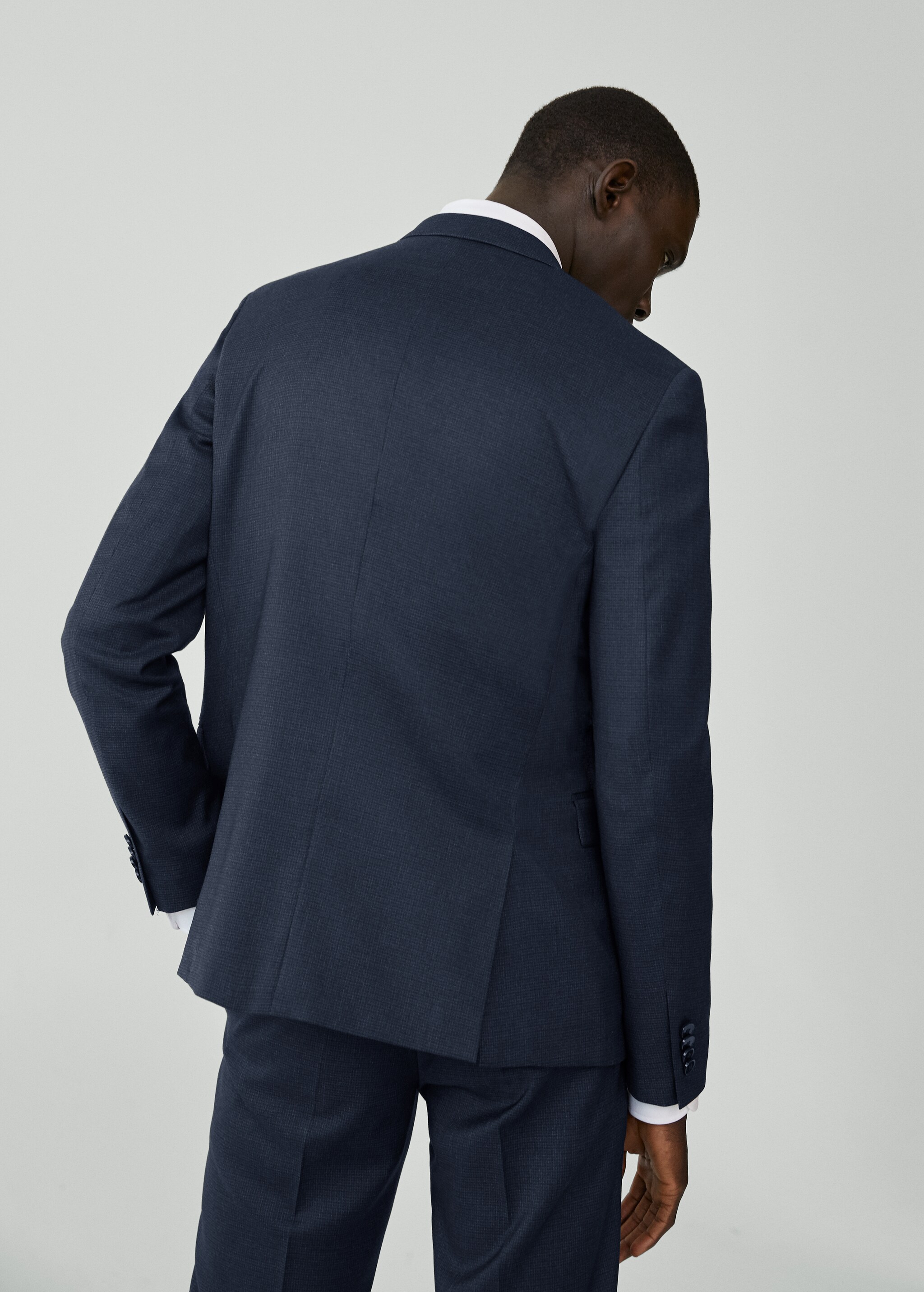 Super slim-fit suit jacket - Reverse of the article