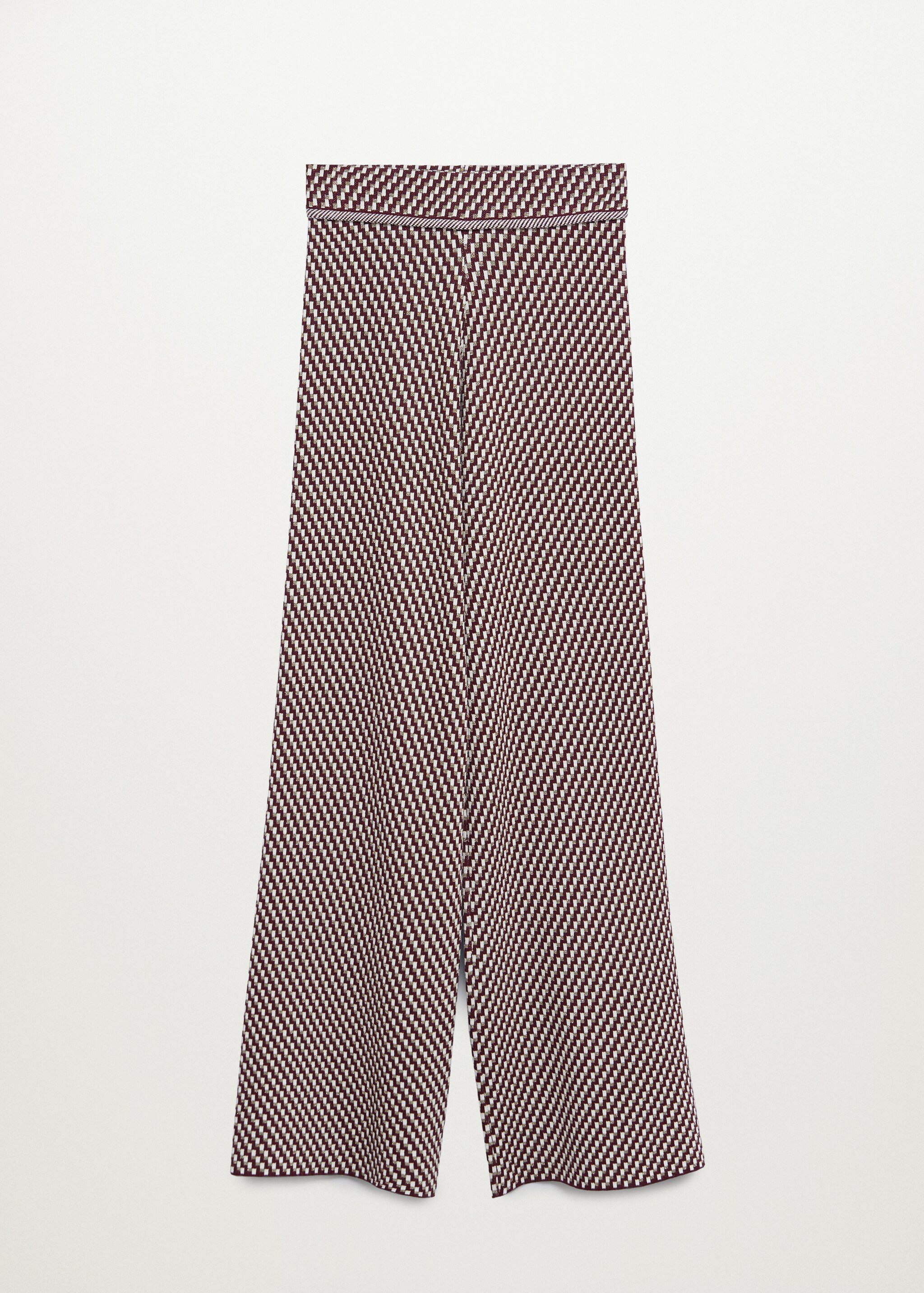 Pantalón punto estampado geométrico - Artículo sin modelo