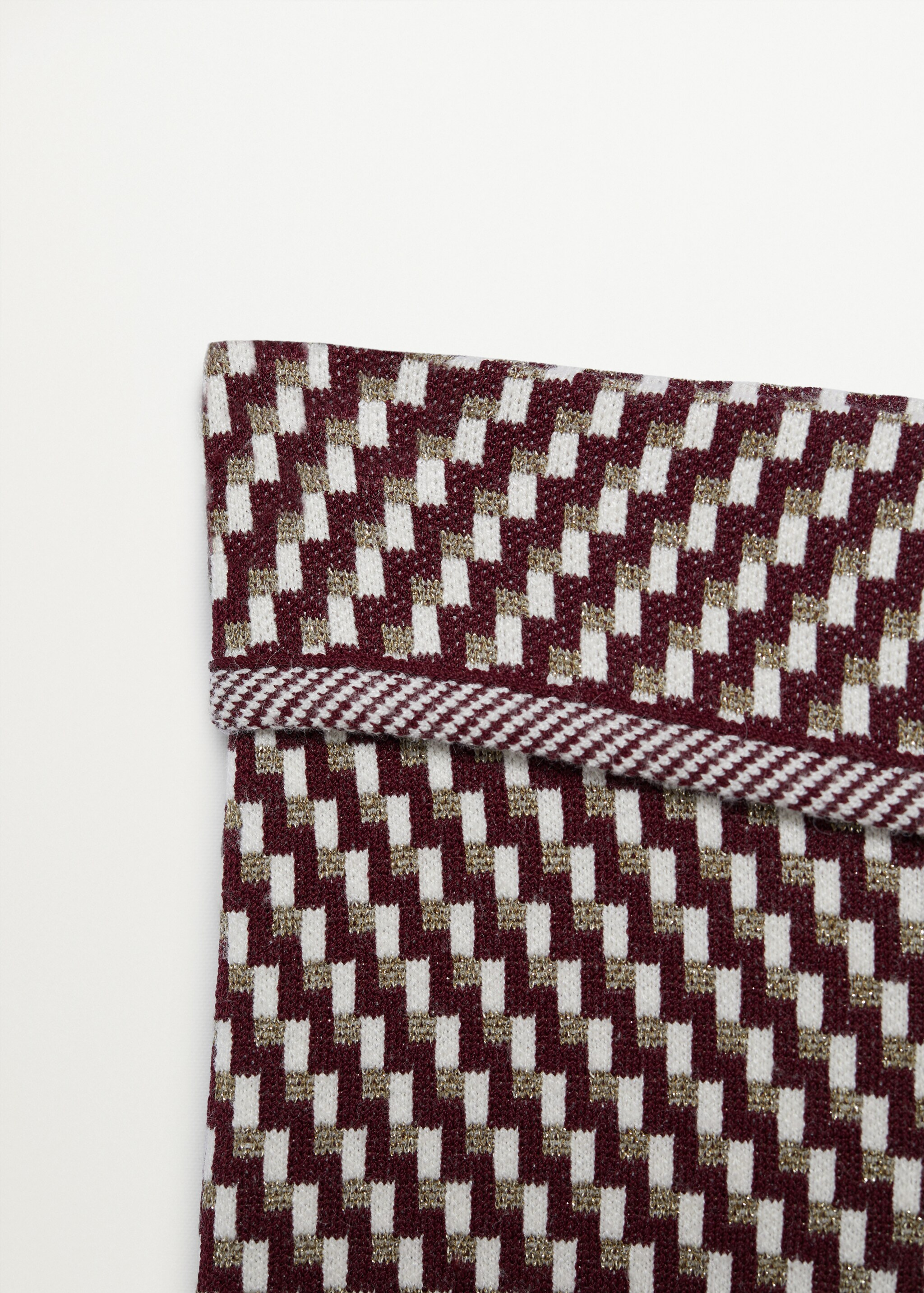 Pantalón punto estampado geométrico - Detalle del artículo 8