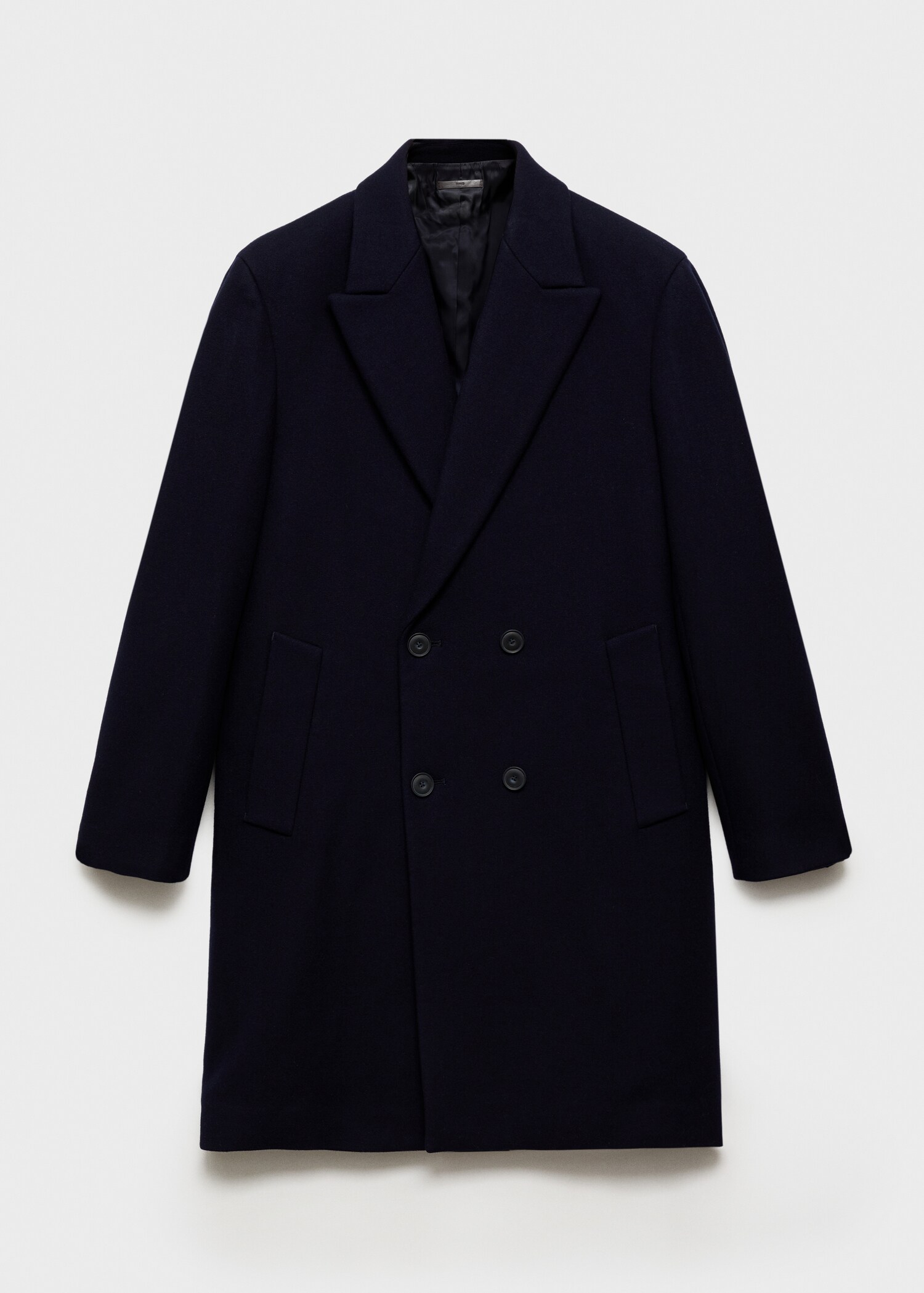 Abrigo largo lana relaxed fit - Artículo sin modelo