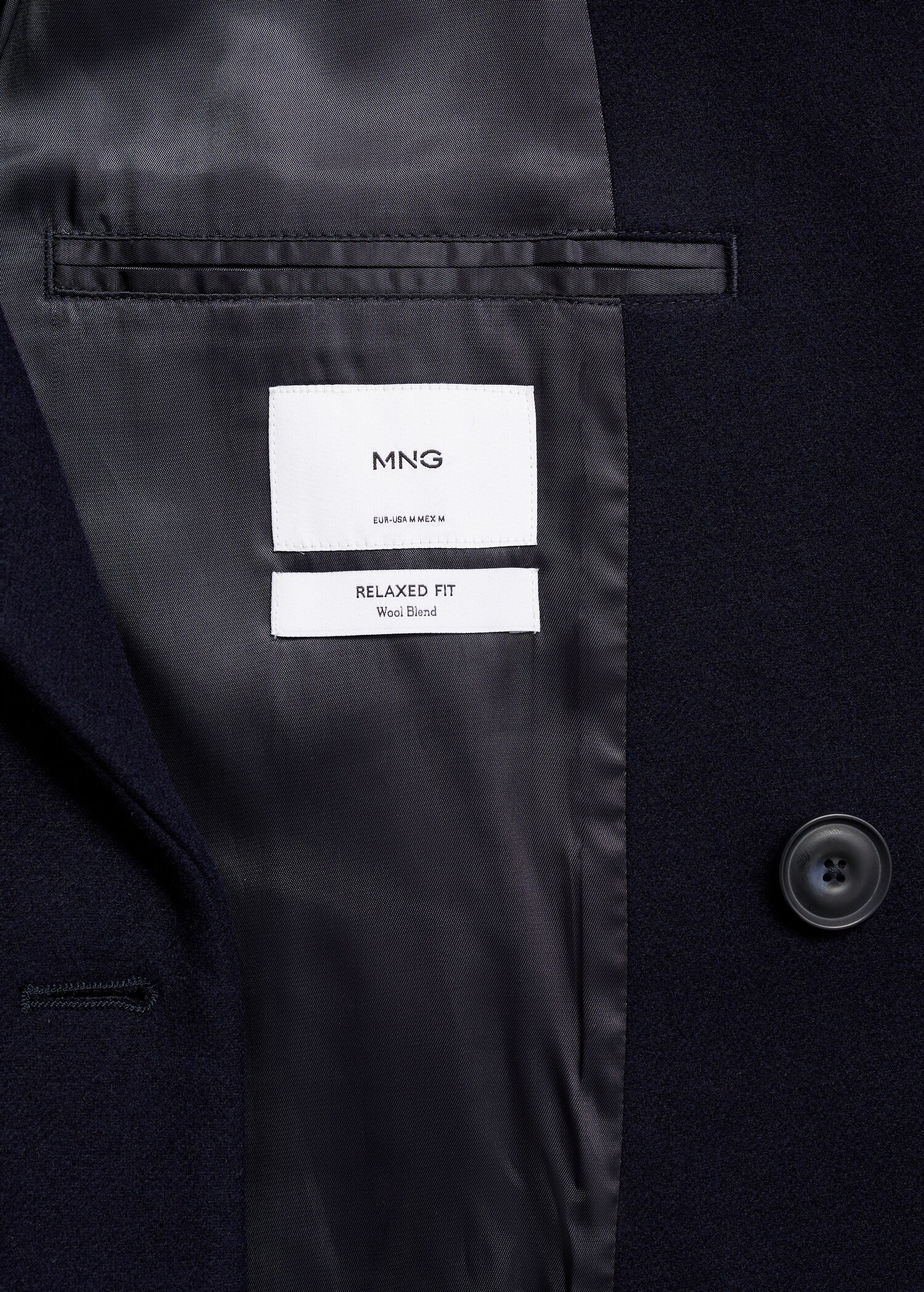 Abrigo largo lana relaxed fit - Detalle del artículo 0