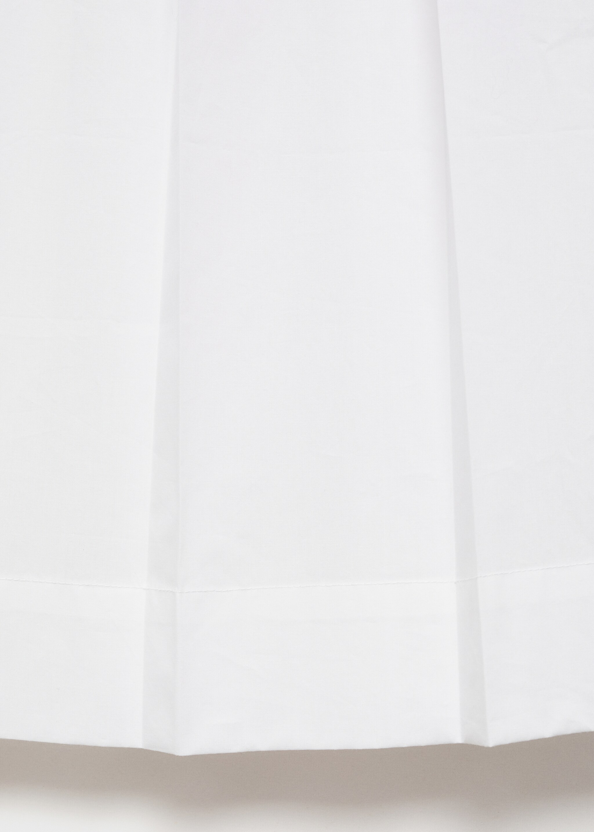 Falda algodón tablas - Detalle del artículo 0, Blanco. Ref: 87070580-00.