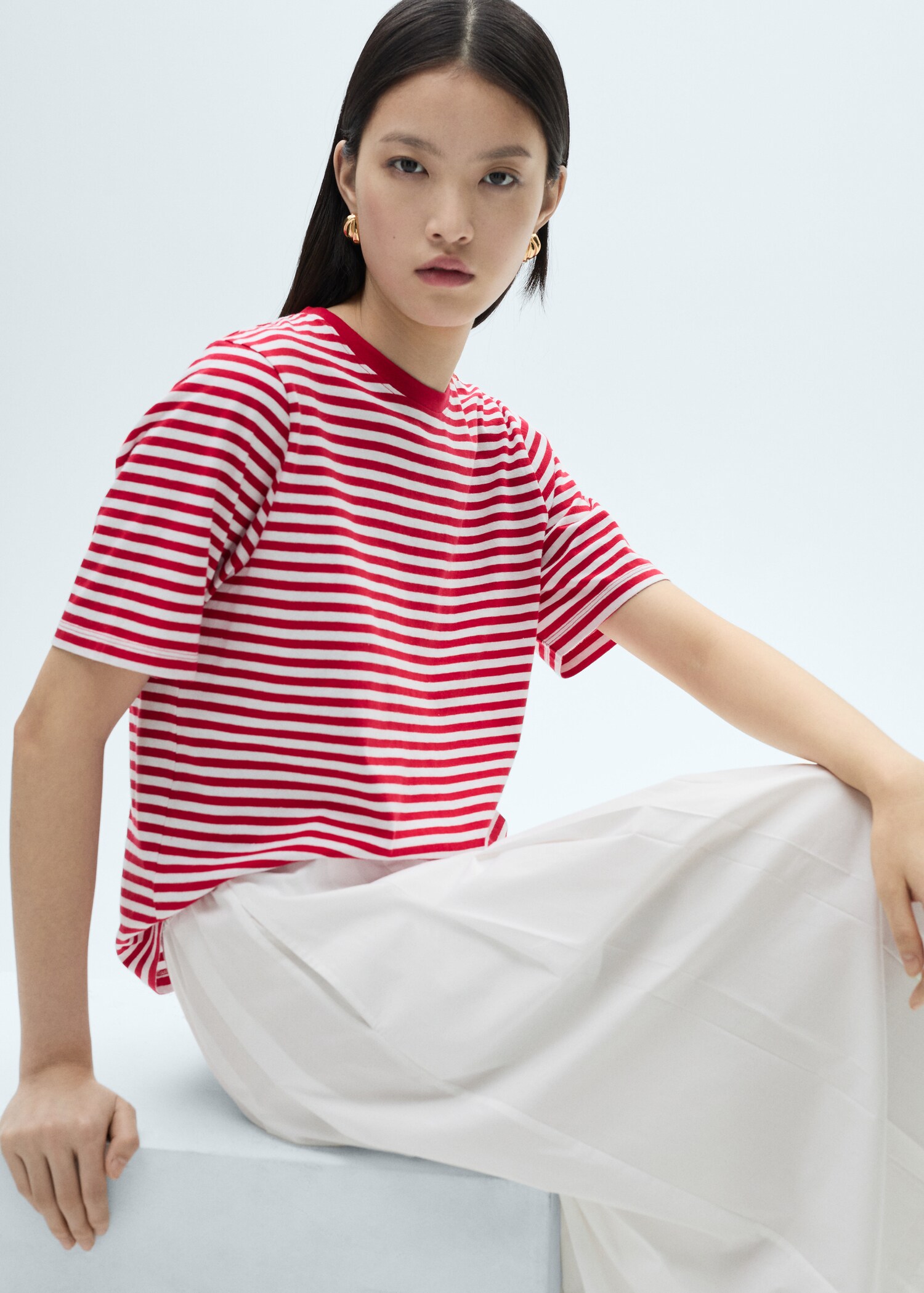 Cotton pleated skirt - Details of the article 2