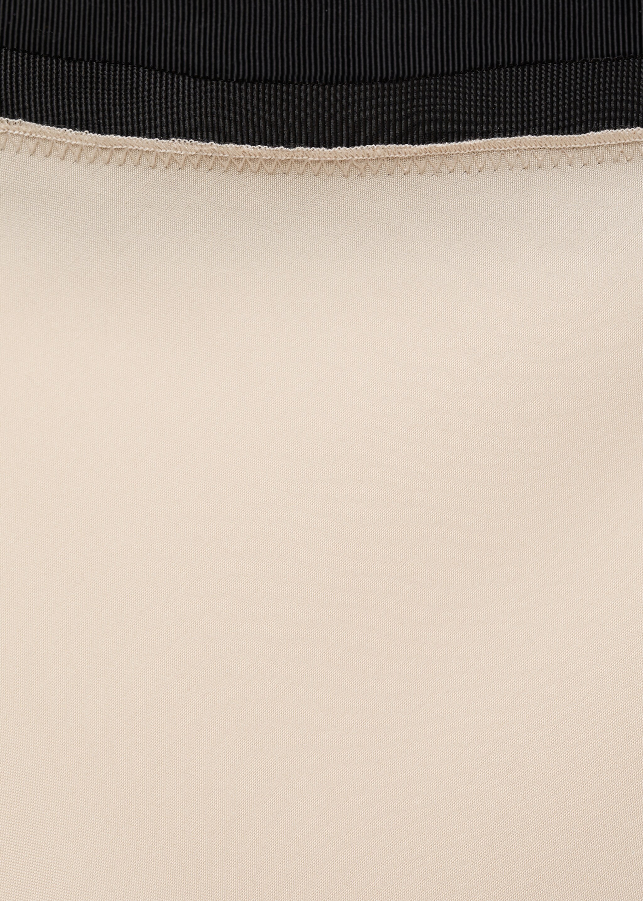 Midi satin skirt - Details of the article 8, Beige. Ref: 87070591-00.