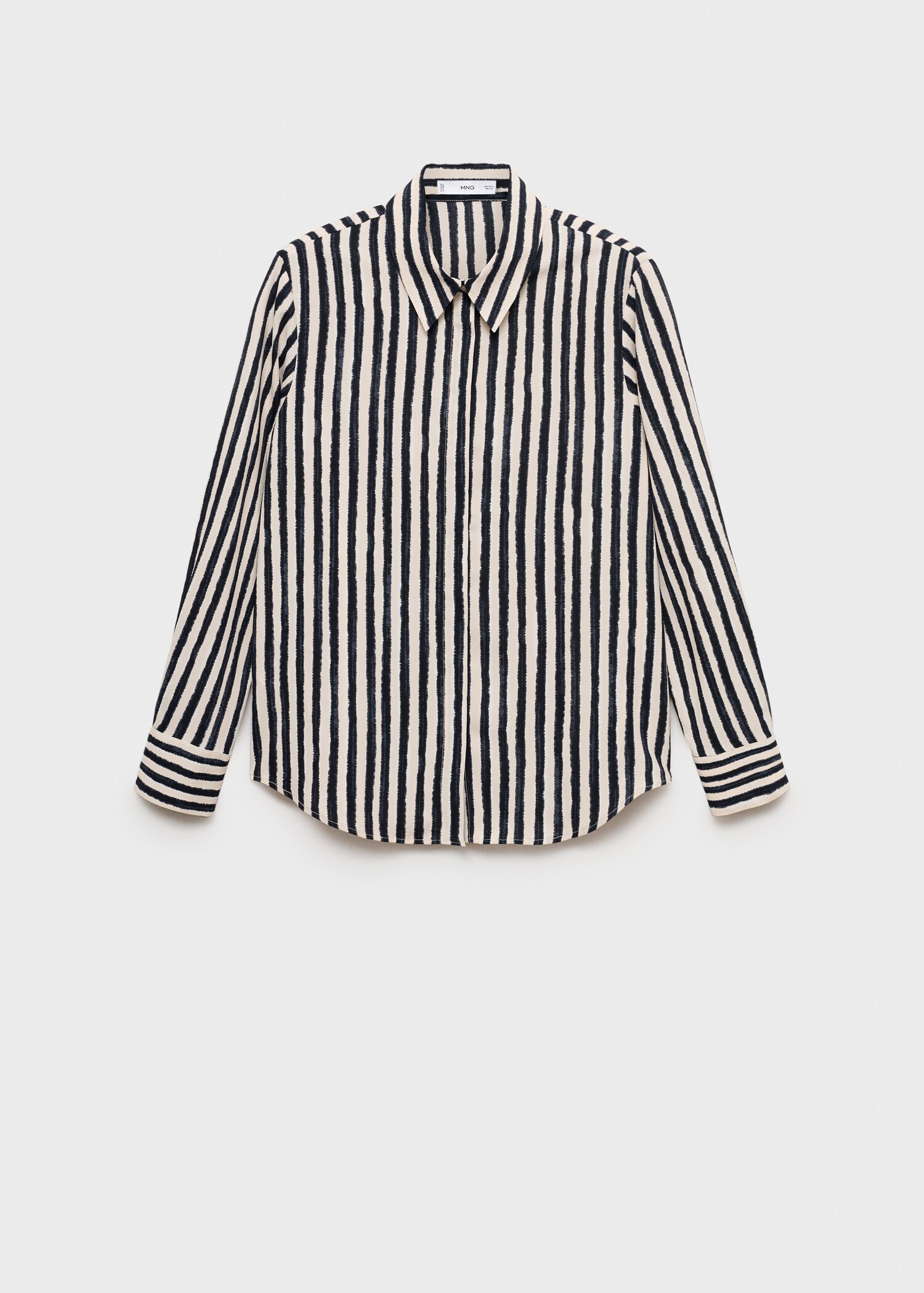 Striped flowy shirt - Article without model