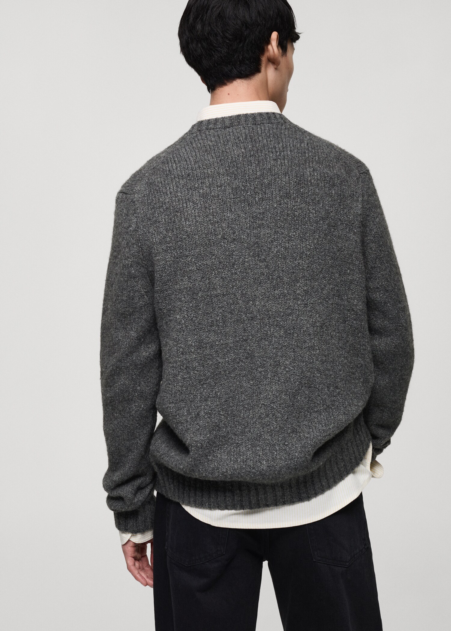 Strickcardigan aus Wollgemisch - Rückseite des Artikels