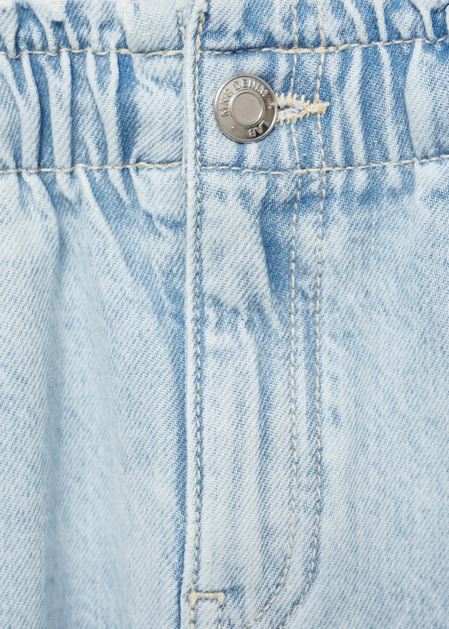 Short denim skirt - Details of the article 8