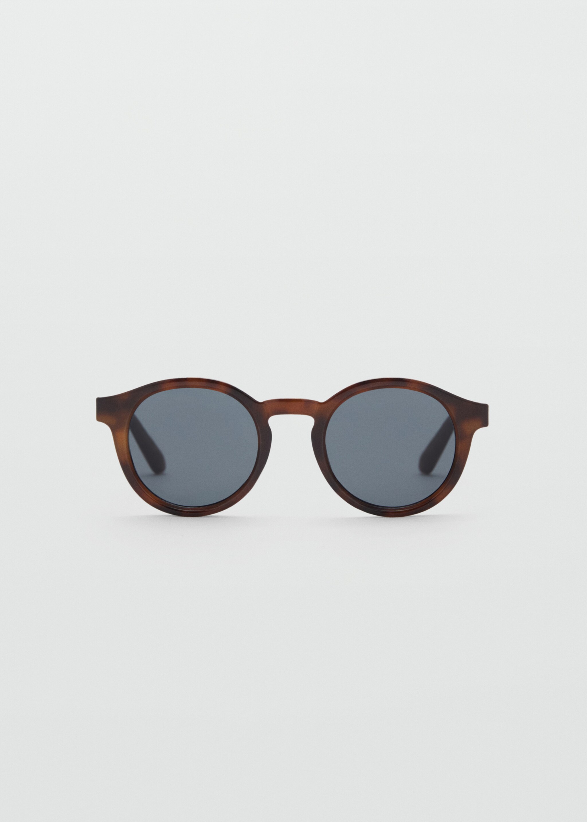 Round-framed sunglasses - Article without model, Brown. Ref: 87070605-00.