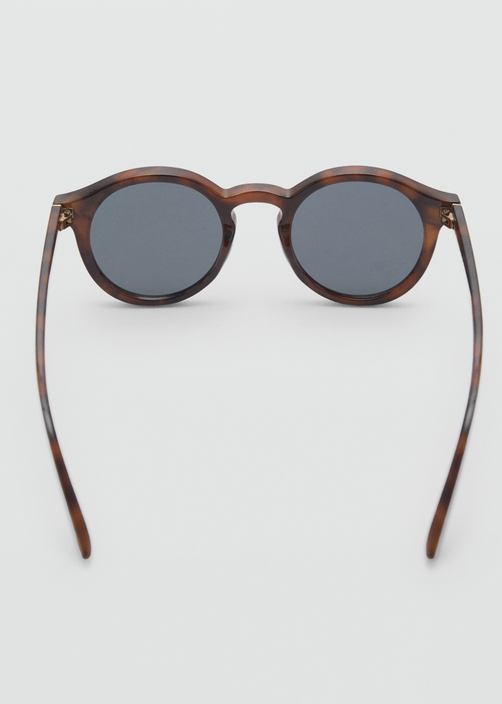 Round-framed sunglasses - Details of the article 1, Brown. Ref: 87070605-00.