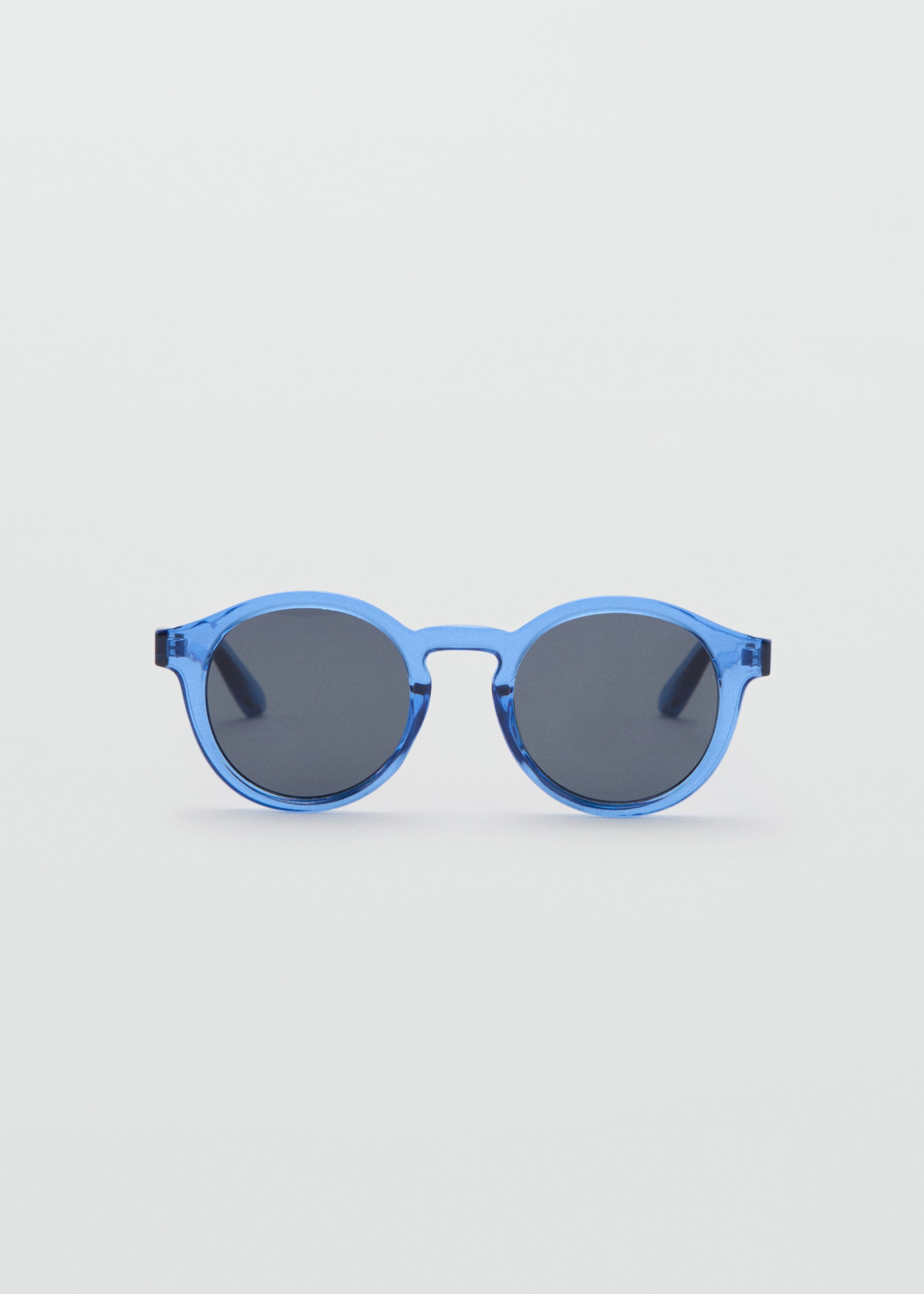Sonnenbrille mit rundem Gestell - Artikel ohne Model, Dunkles Marineblau. Ref: 87070605-00.