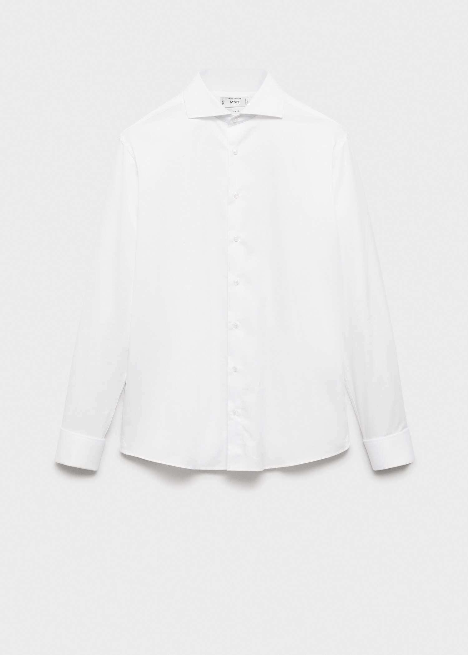 Camisa gemelos traje slim fit tejido twill - Artículo sin modelo