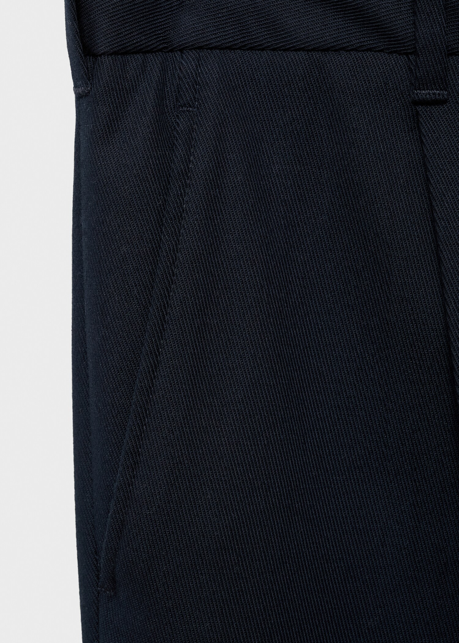 Straight-fit pleated trousers - Details of the article 0
