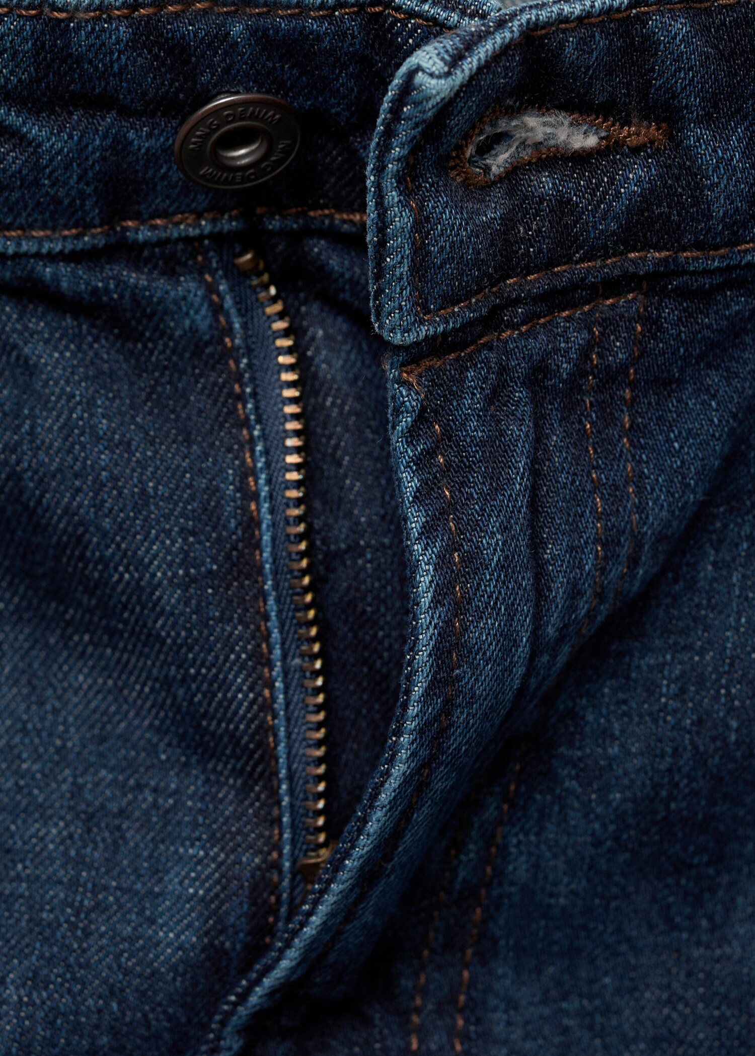 Jean Moby straight-fit délavé foncé - Détail de l'article 8