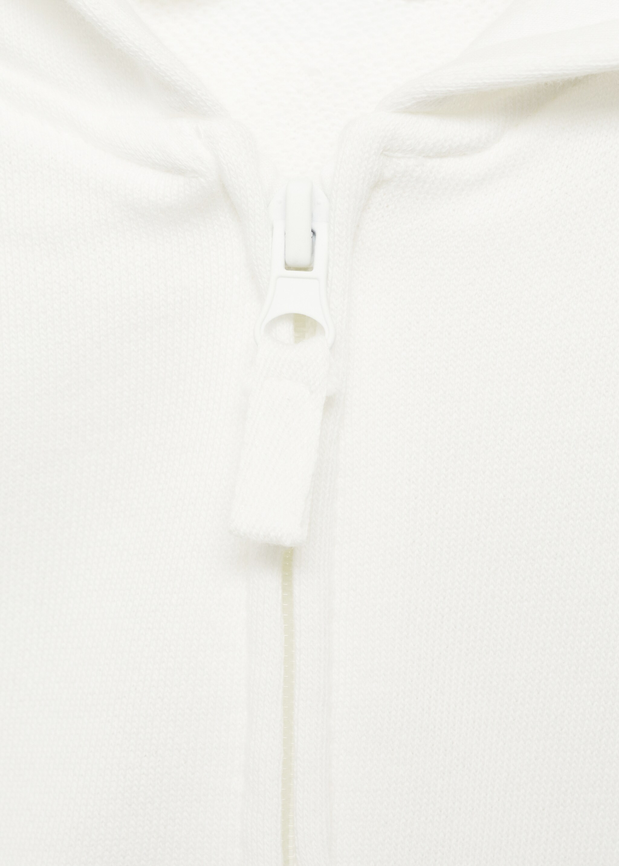 Sweatshirt with open hood - Details of the article 8, Off White. Ref: 87070620-00.