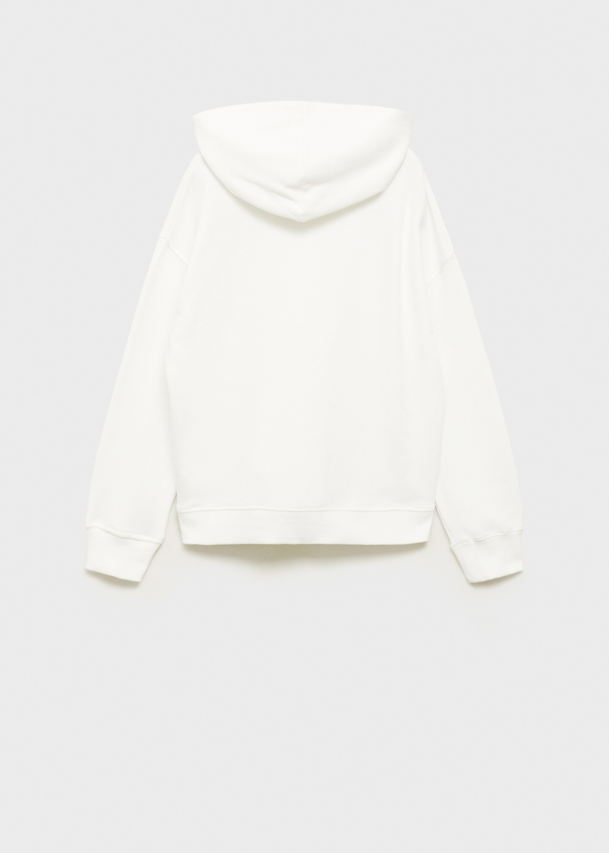 Sweatshirt with open hood - Reverse of the article, Off White. Ref: 87070620-00.
