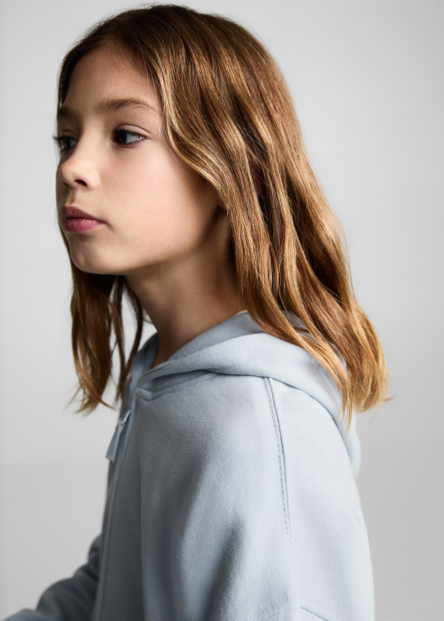 Sweatshirt with open hood - Details of the article 1