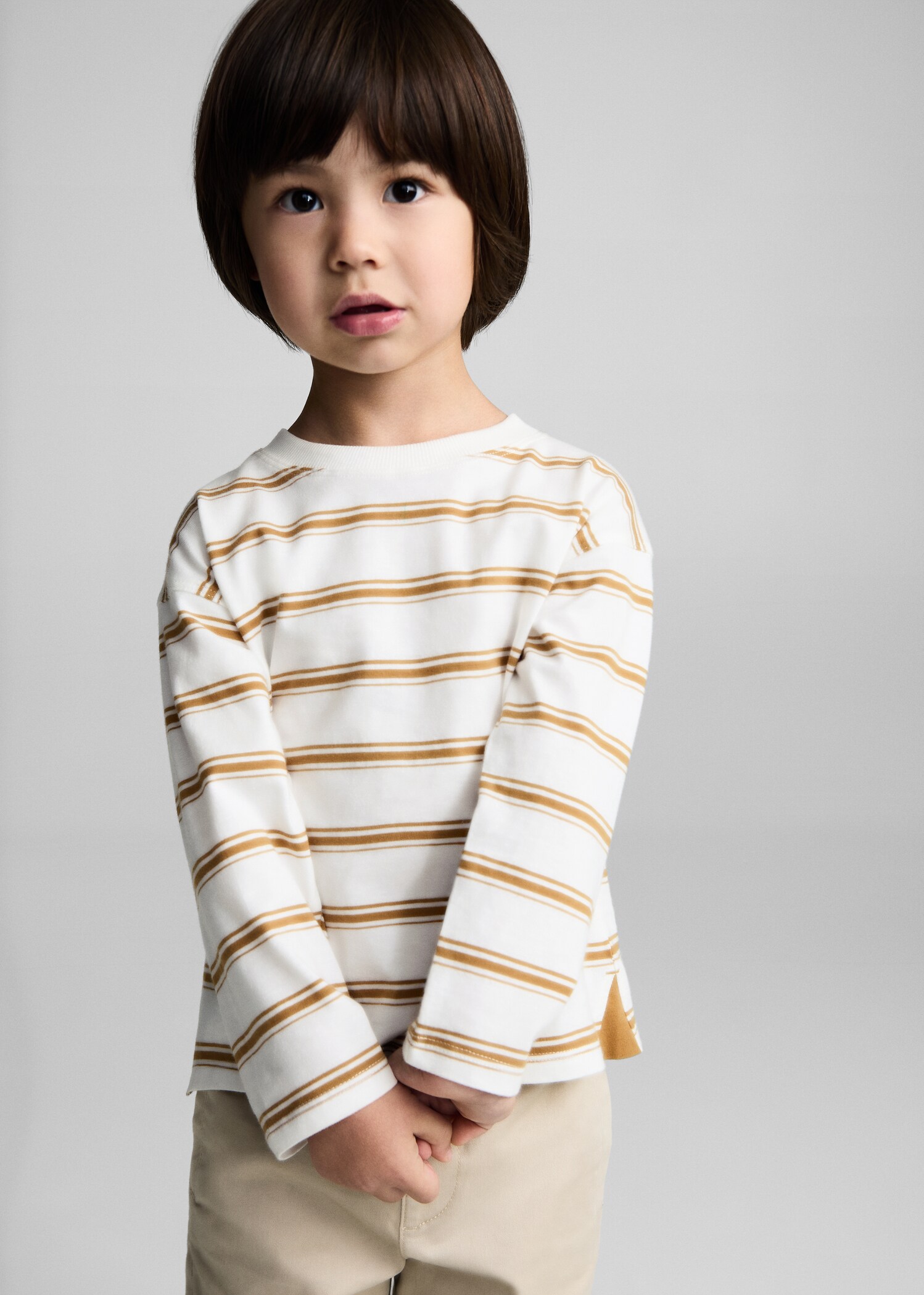 Triple-striped t-shirt - Medium plane