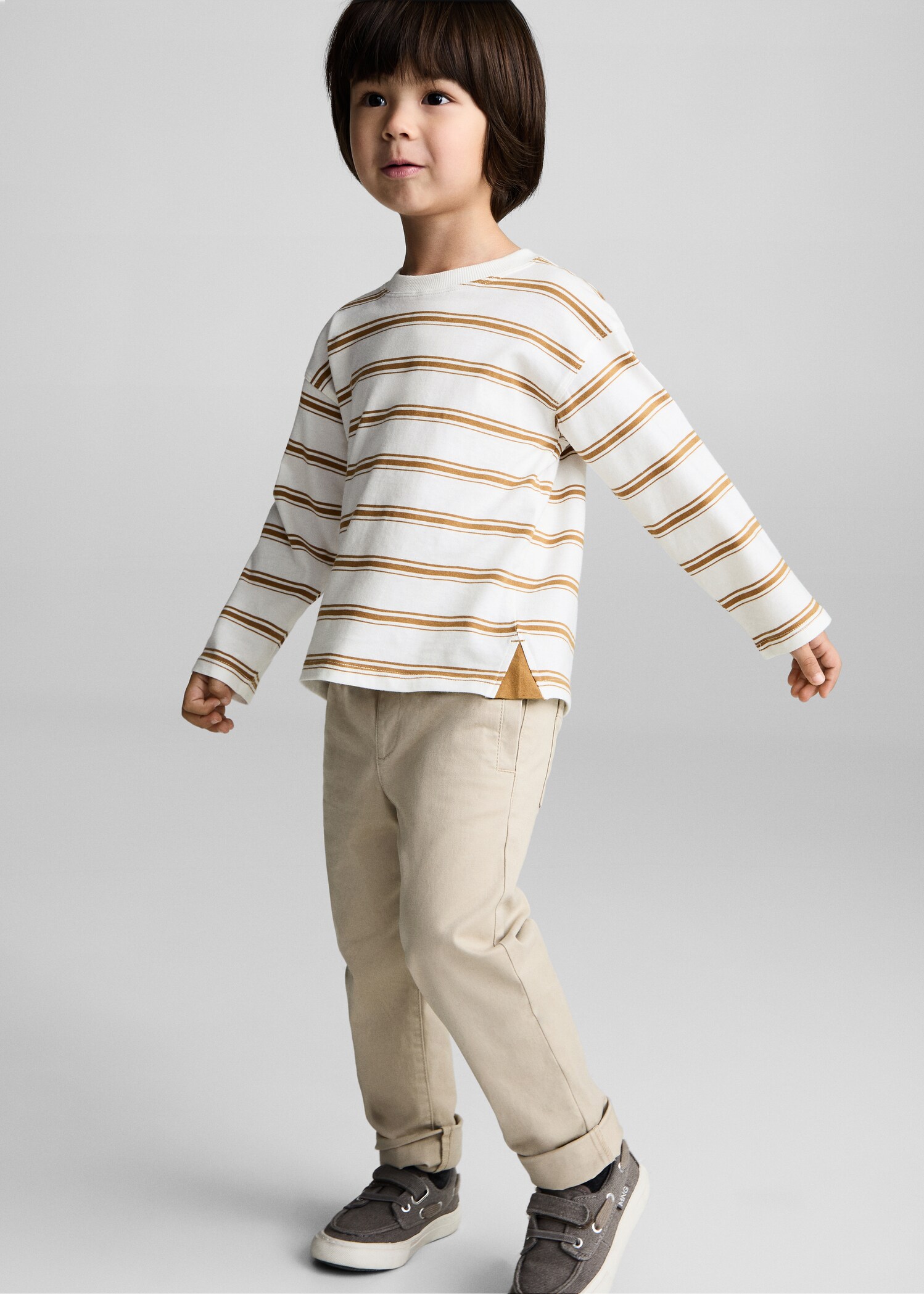 Triple-striped t-shirt - Details of the article 2