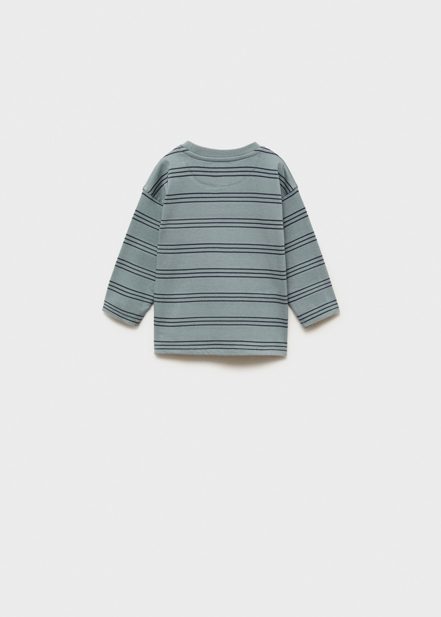 Triple-striped t-shirt - Reverse of the article