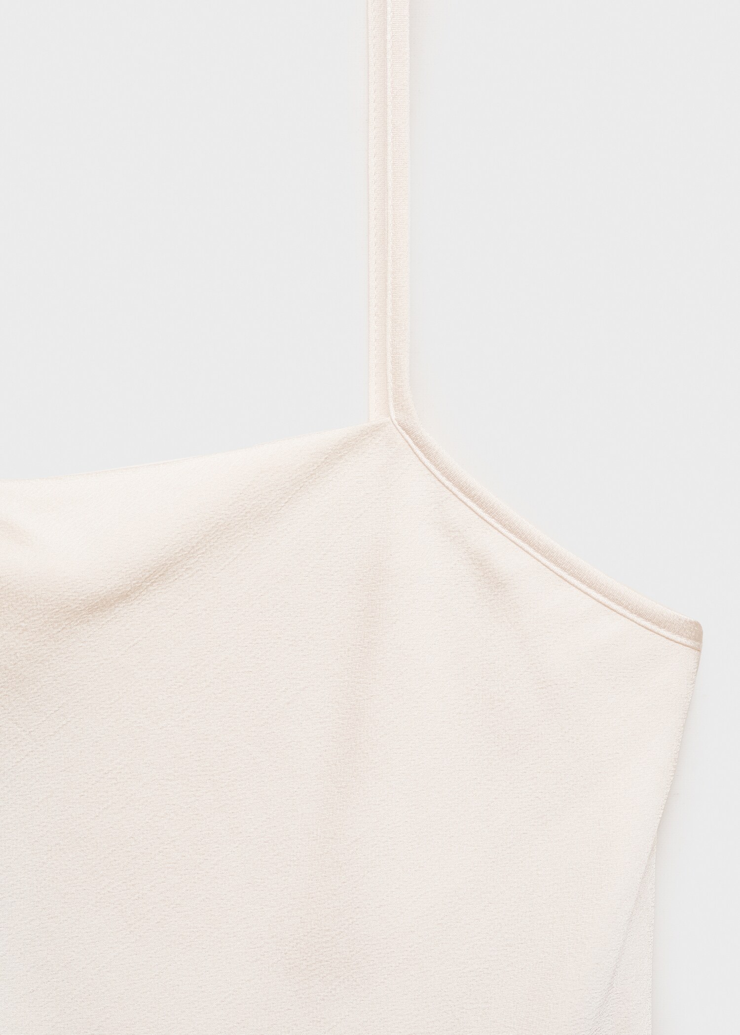 Satin top with thin straps - Details of the article 8