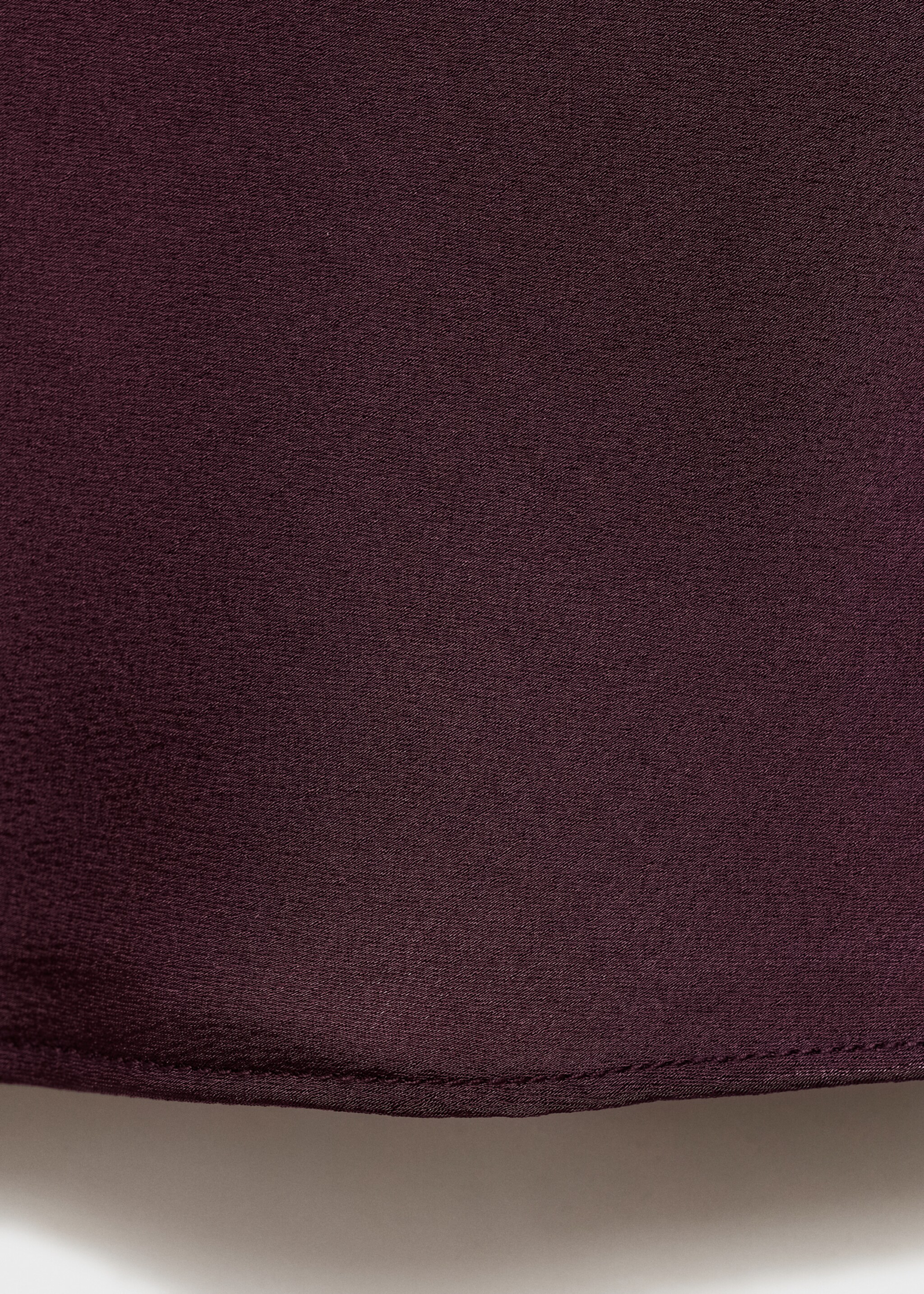 Satin top with thin straps - Details of the article 0, Wine. Ref: 87070633-00.