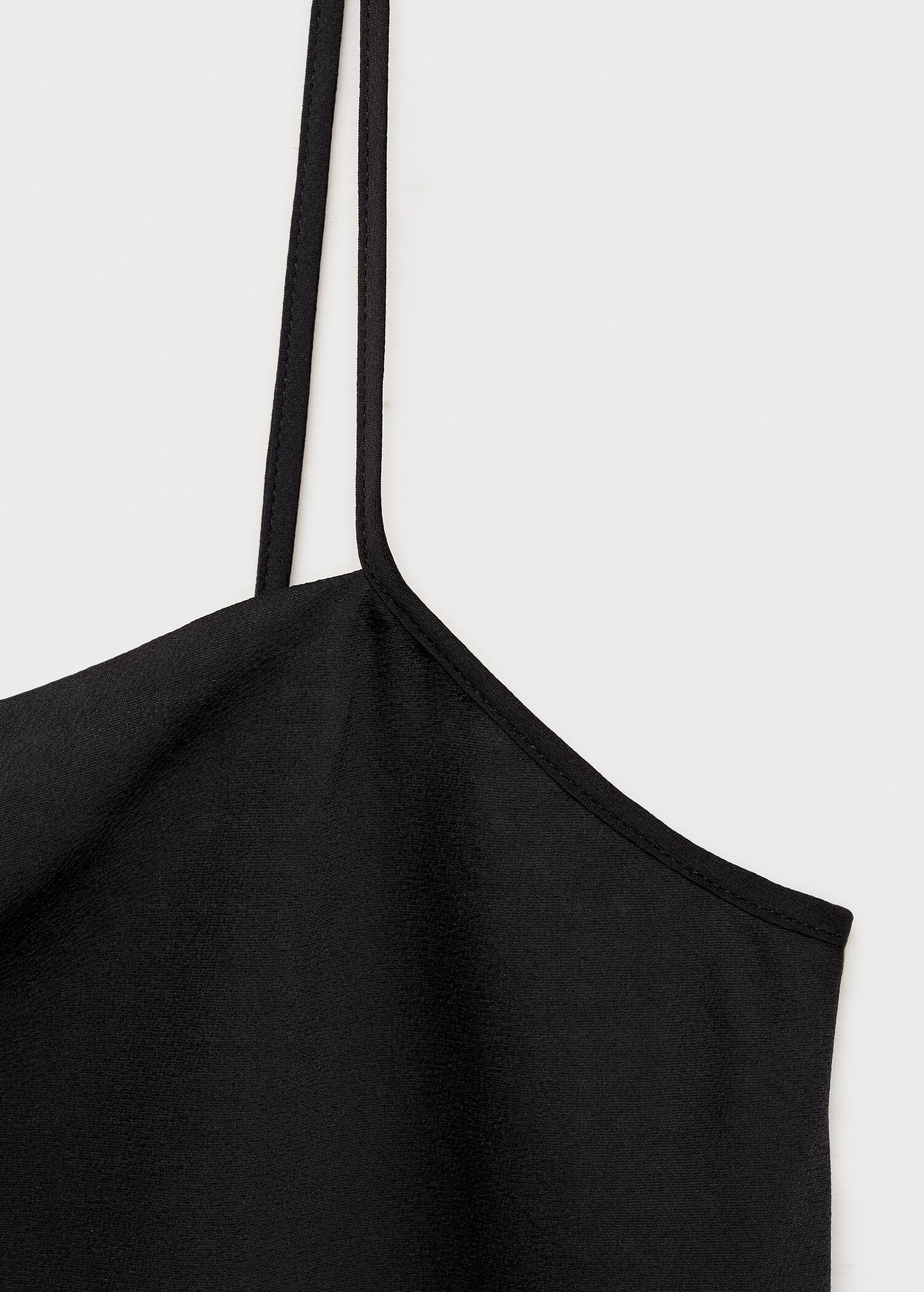 Satin top with thin straps - Details of the article 8