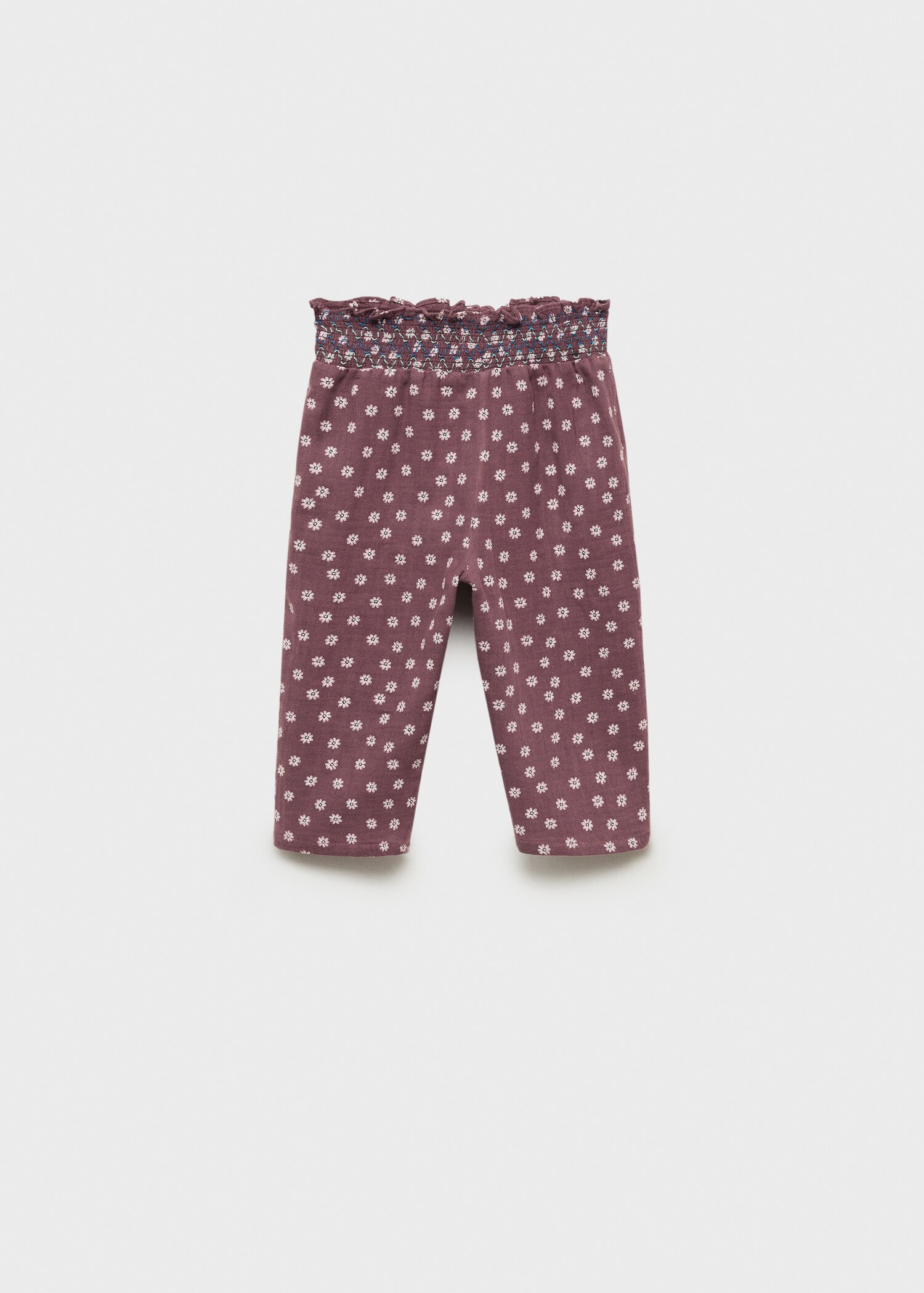 Printed cotton trousers - Reverse of the article