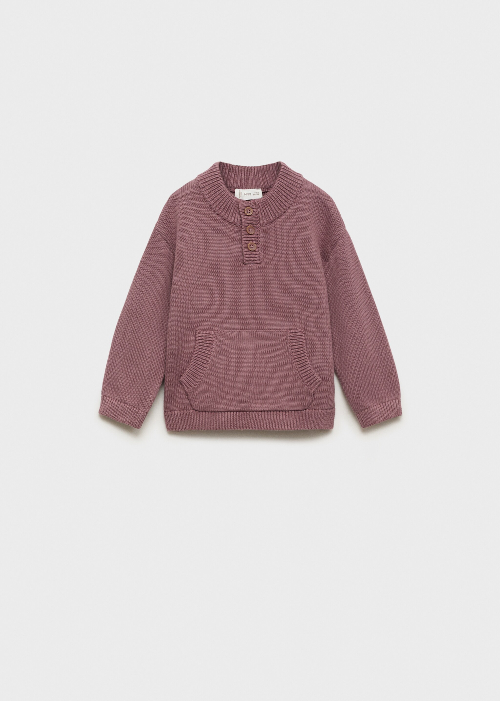 Kangaroo pocket sweater - Article without model, Cherry. Ref: 87070638-00.