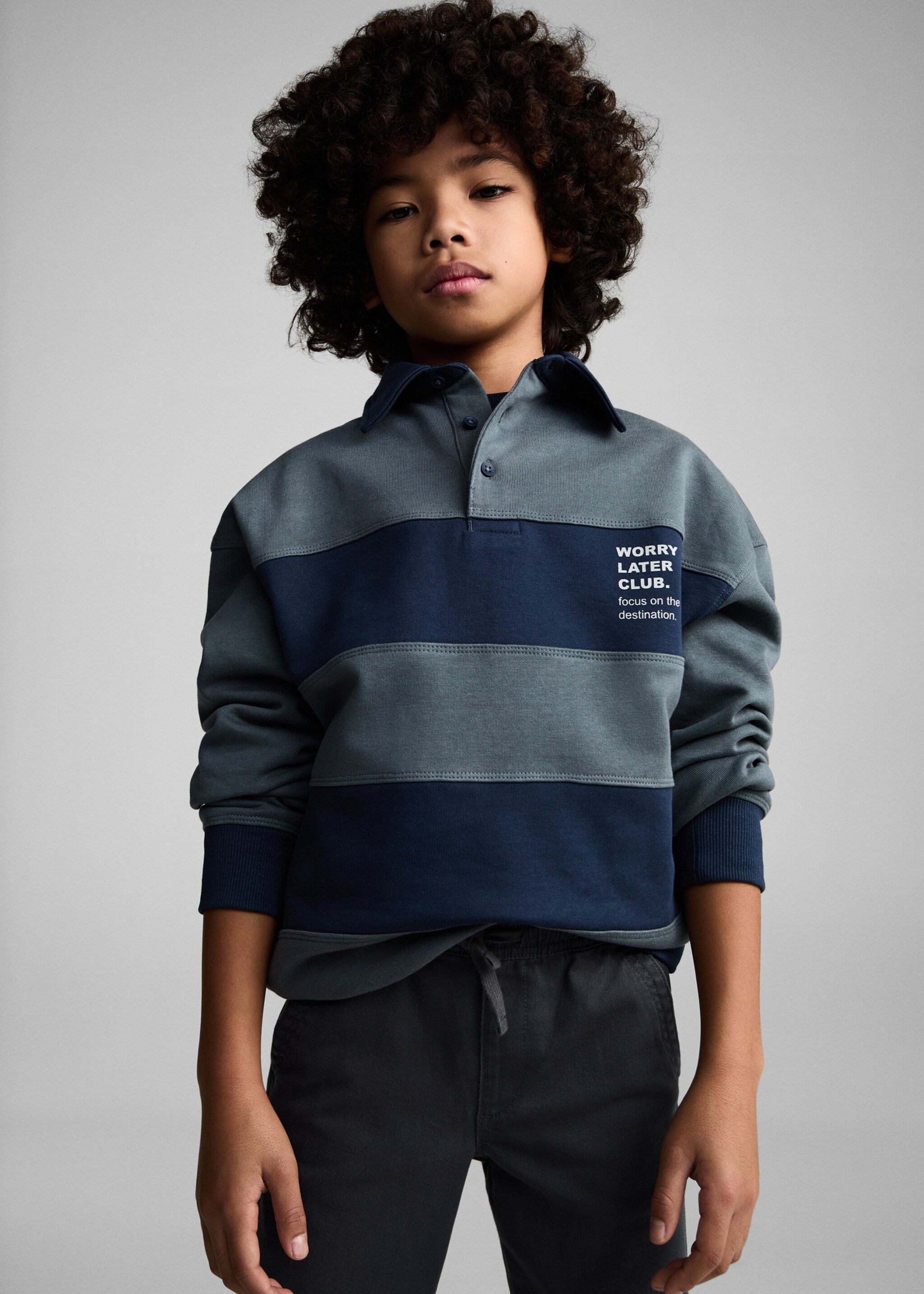 Elastic waist trousers - Medium plane, Charcoal. Ref: 87070641-00.