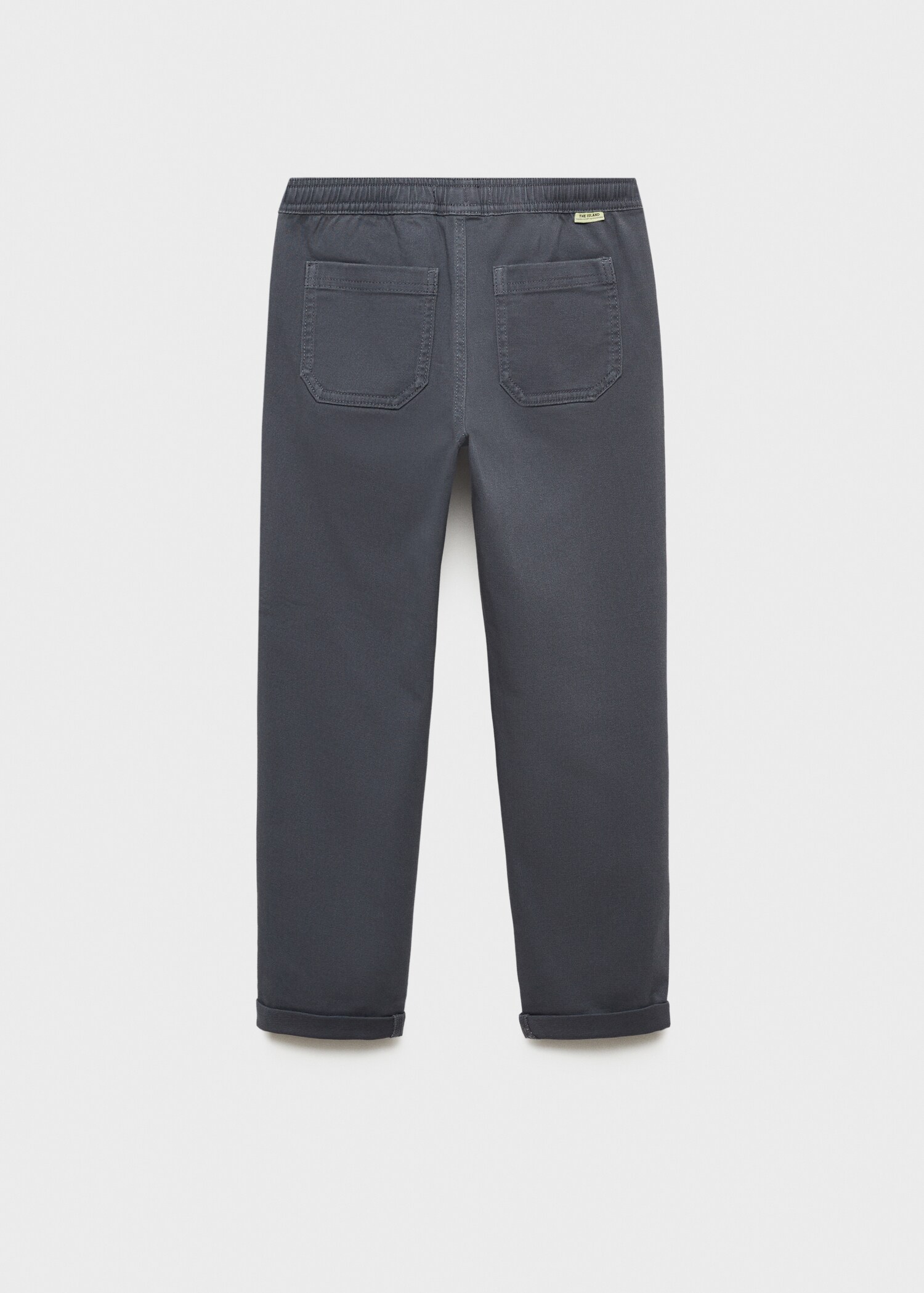 Elastic waist trousers - Reverse of the article