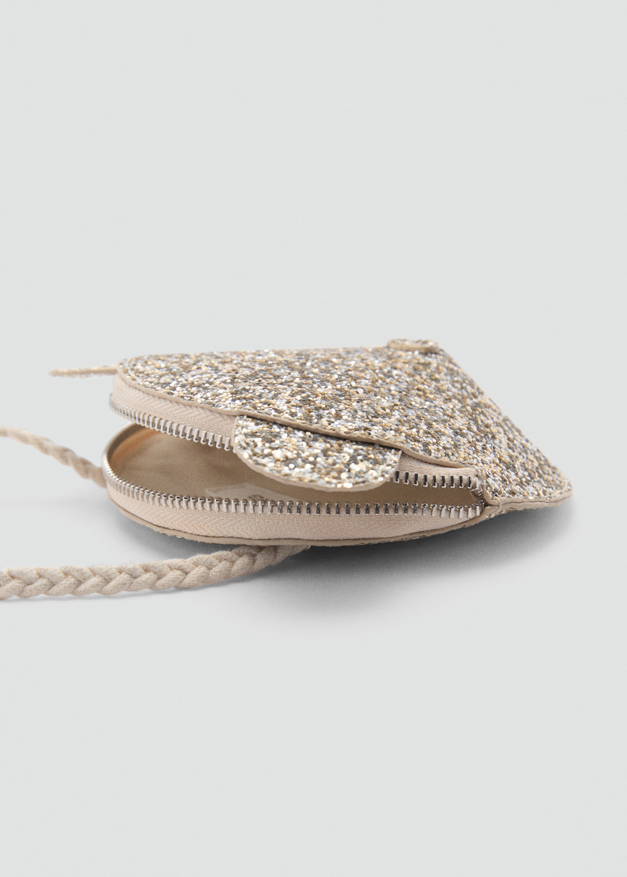 Glitter bear bag - Details of the article 2, Gold. Ref: 87070647-00.