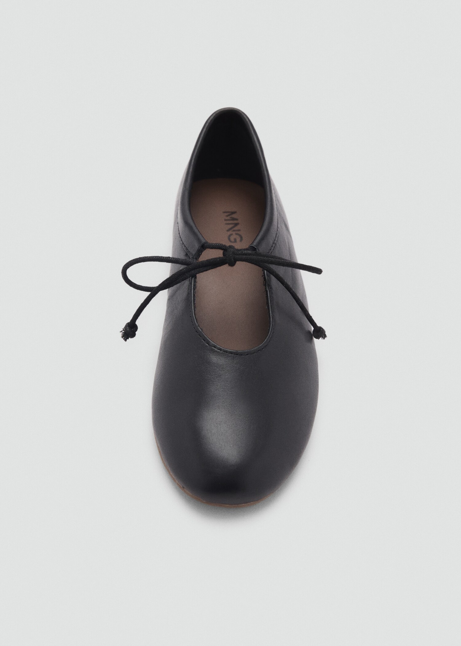 Leder-Ballerinas mit Schleife - Detail des Artikels 2