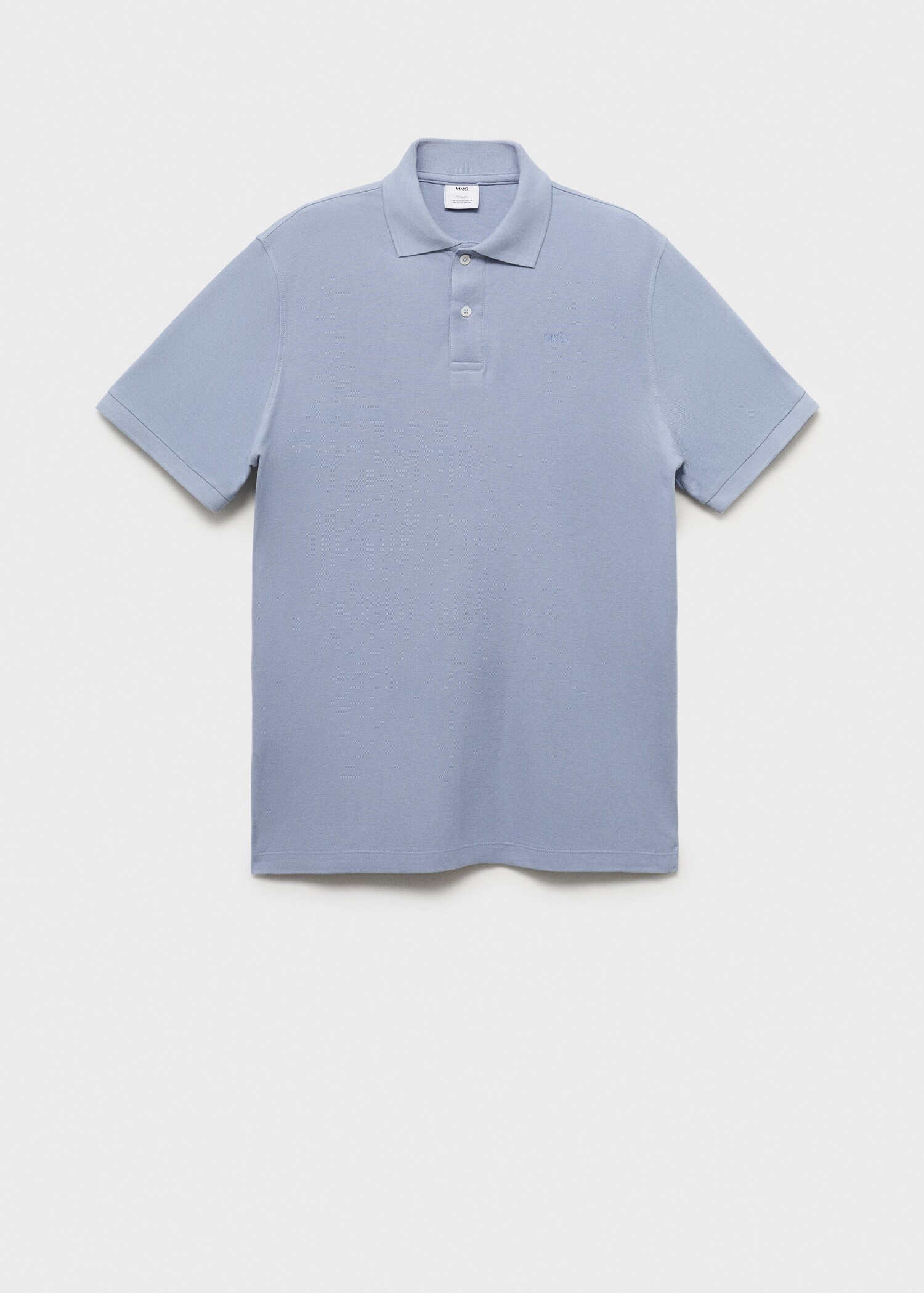 100% cotton regular fit polo shirt - Article without model