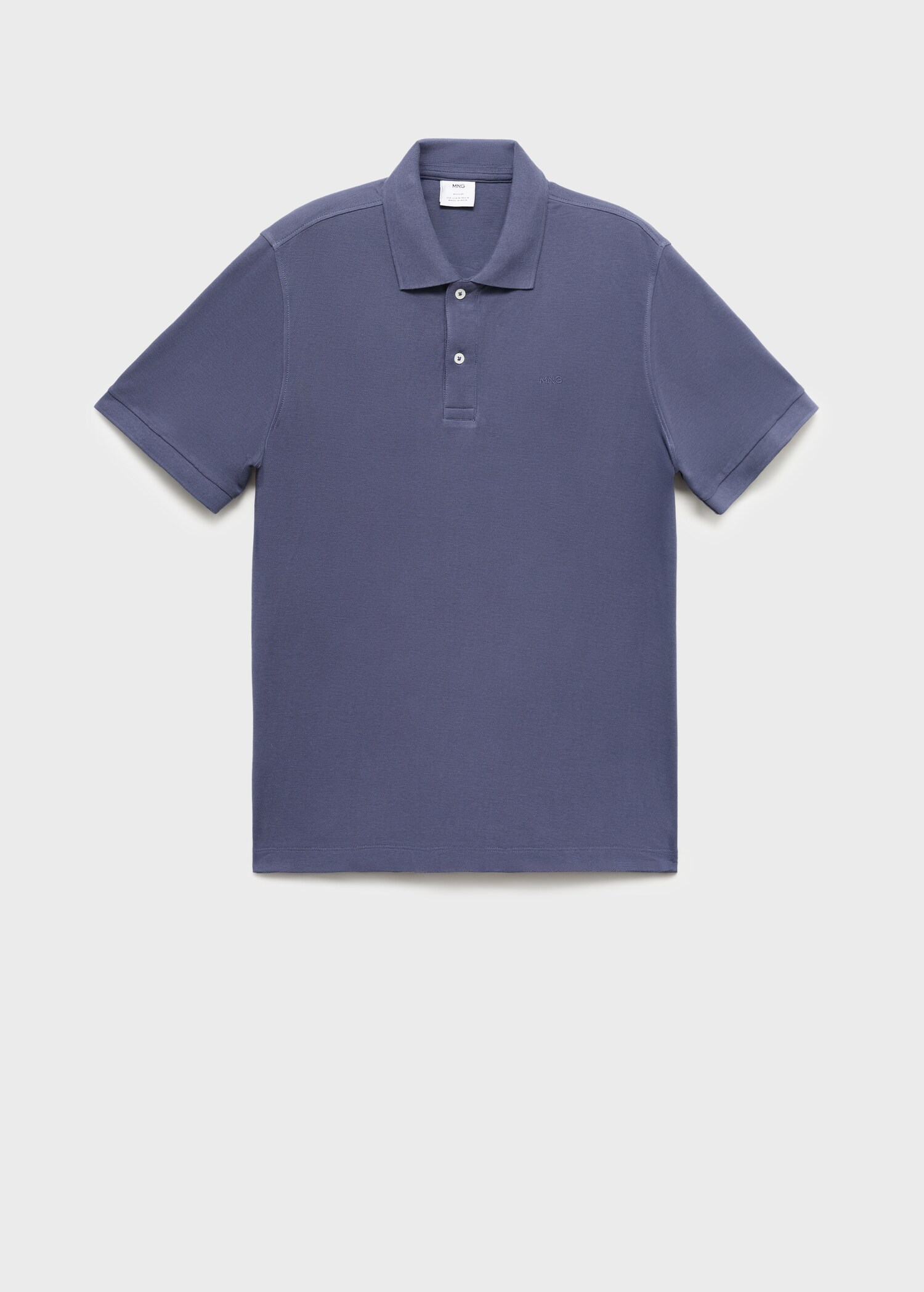 100% cotton regular fit polo shirt - Article without model