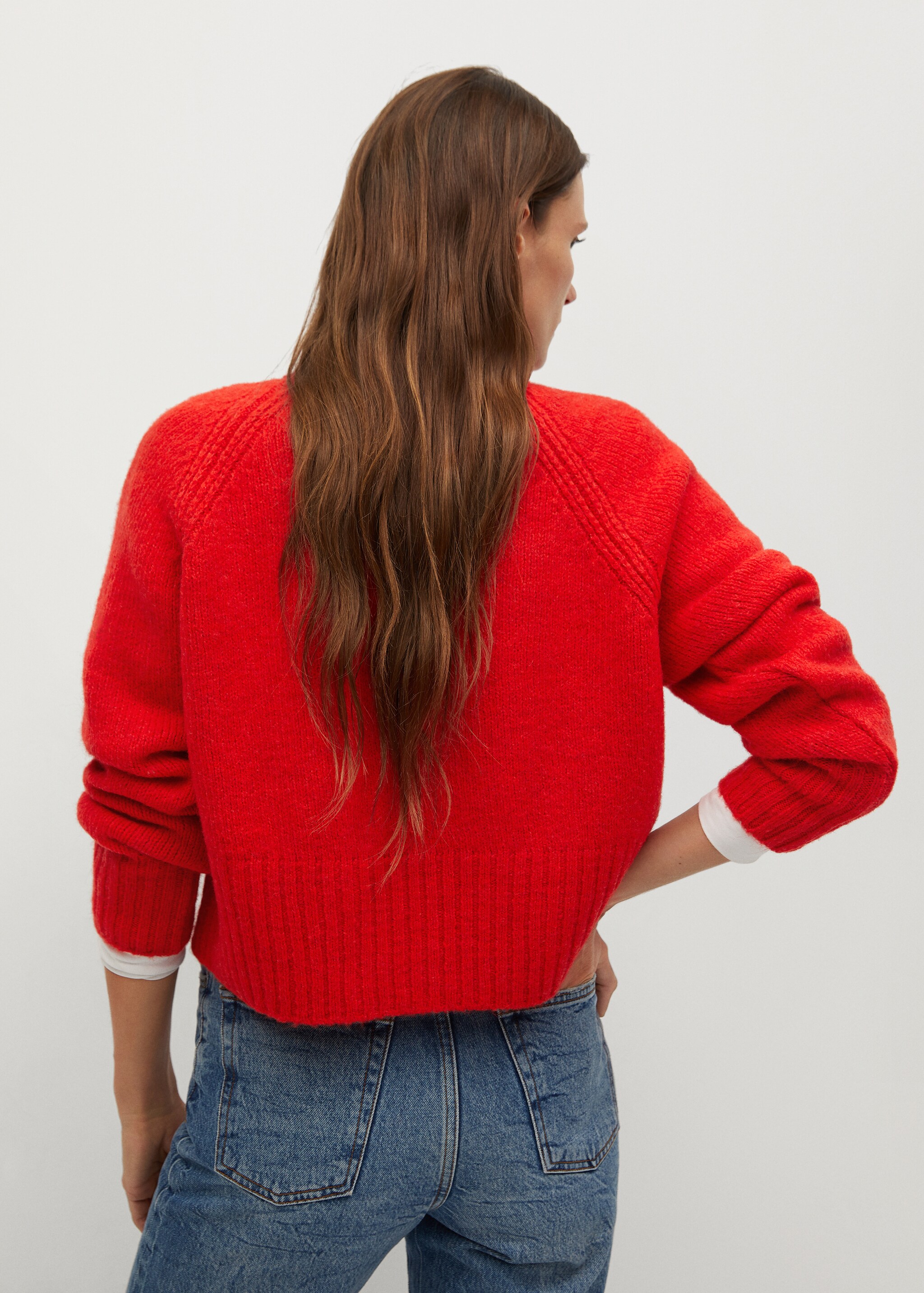 Jersey cuello pico - Reverso del artículo