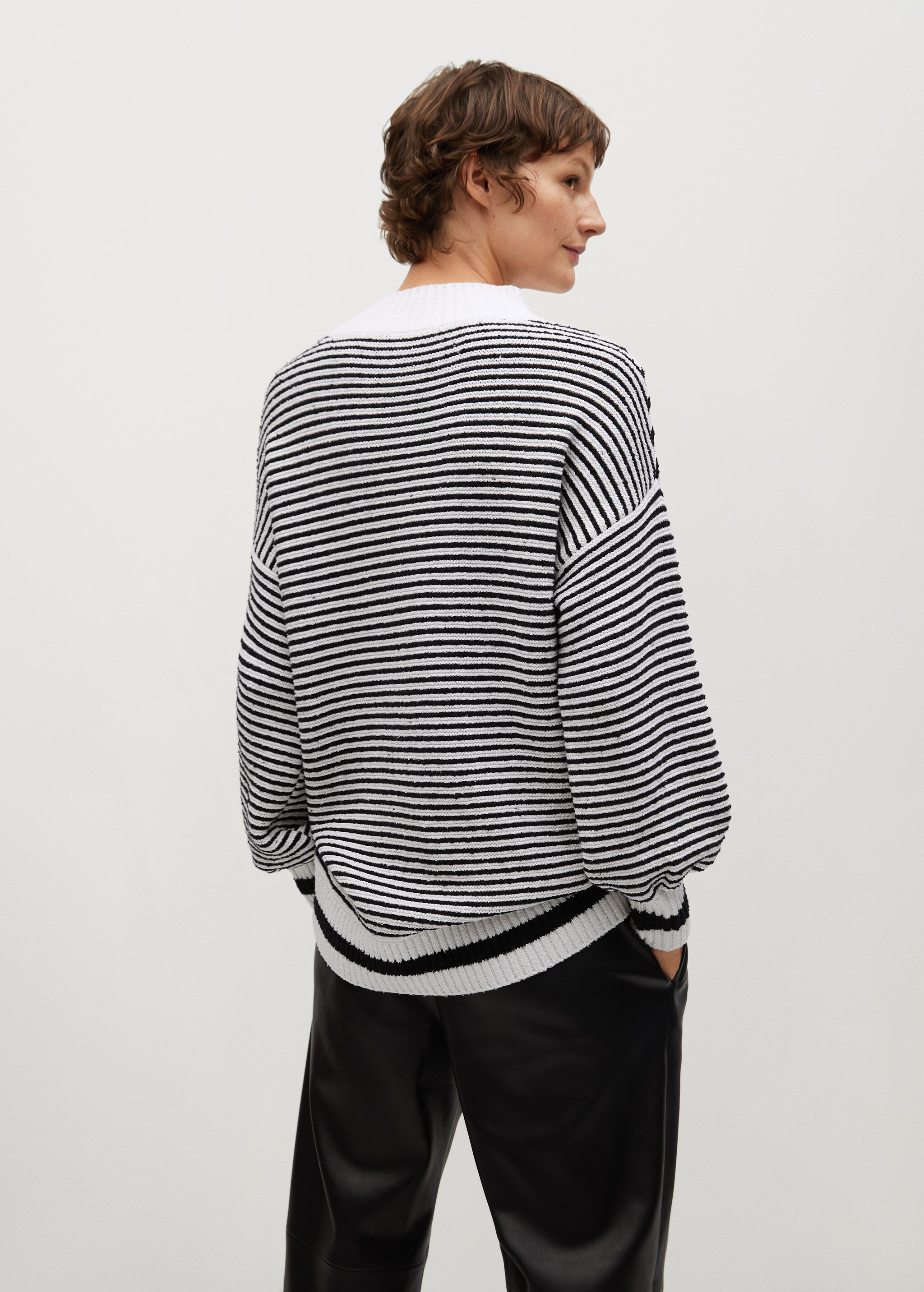 Jersey rayas algodón - Reverso del artículo