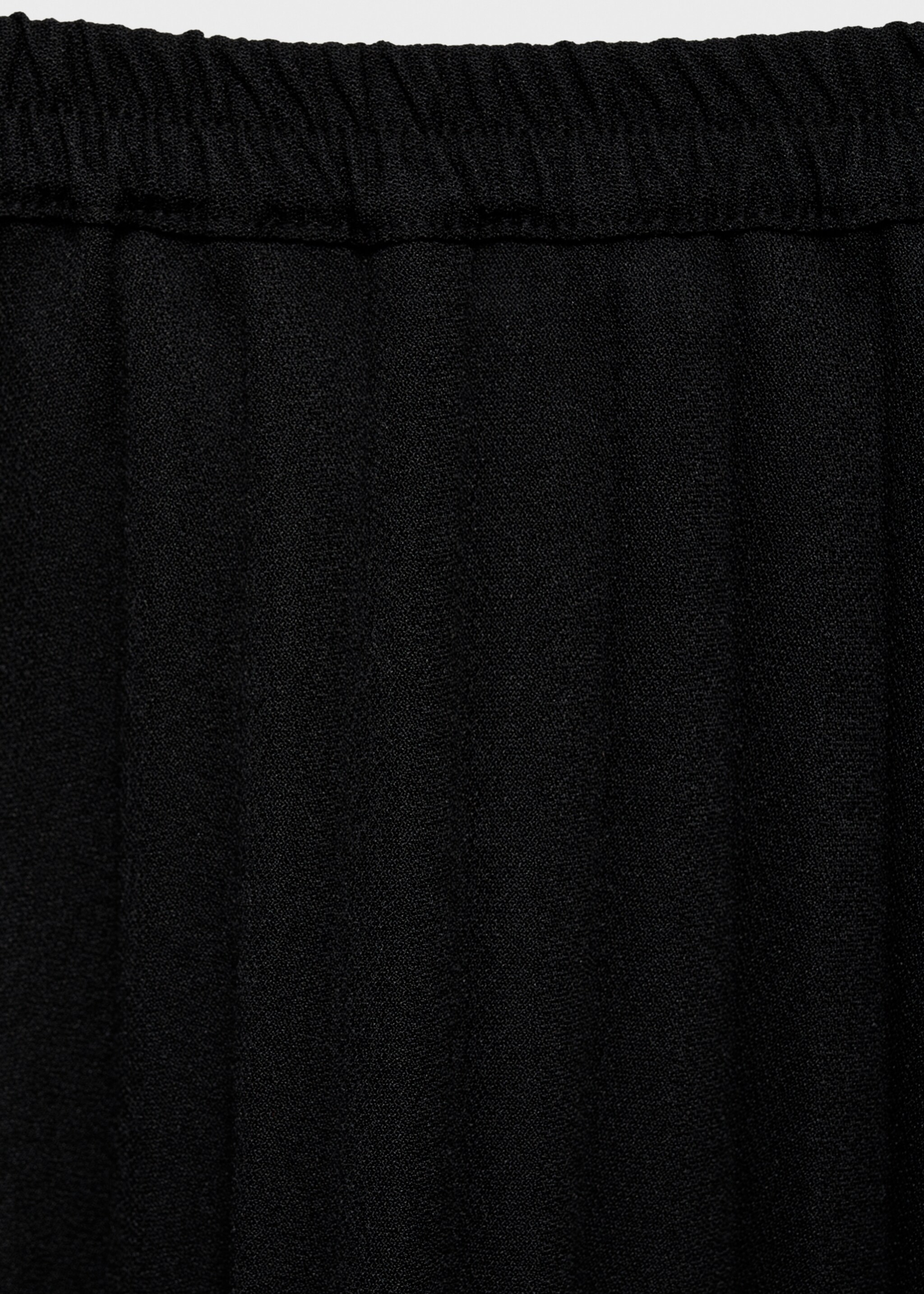 Jupe longue plissée - Détail de l'article 8, Noir. Ref: 87071046-00.