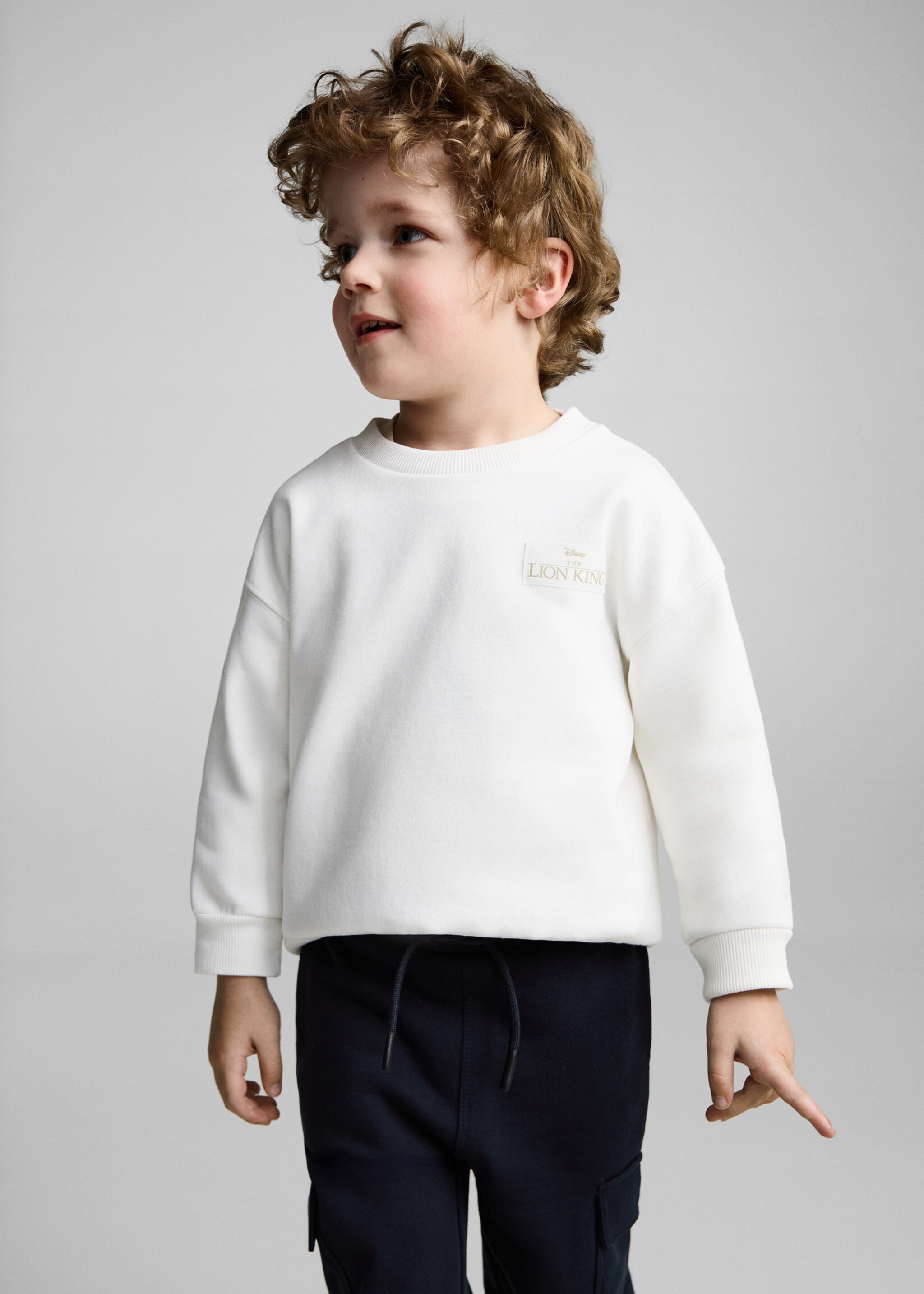 Pantalon jogger cargo - Plan moyen, Bleu marine foncé. Ref: 87071048-00.